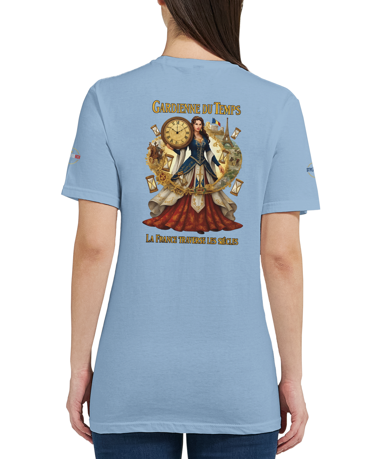 T-shirt Femme Gardienne du Temps - Coton Bio Style Unique