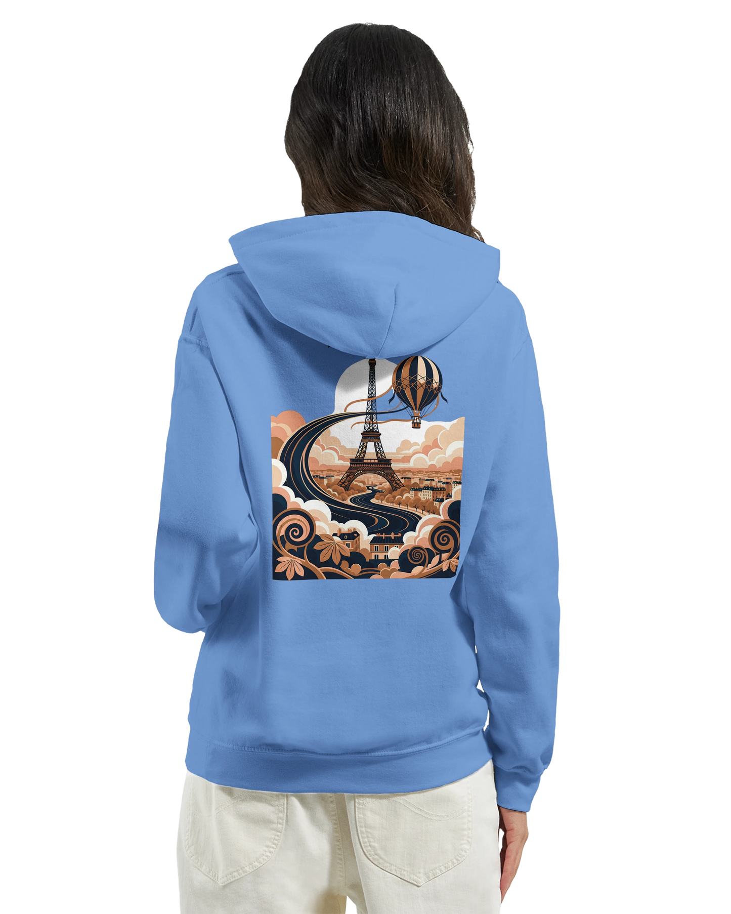 Sweat à Capuche Unisexe Île-de-France – Confort et Style Premium