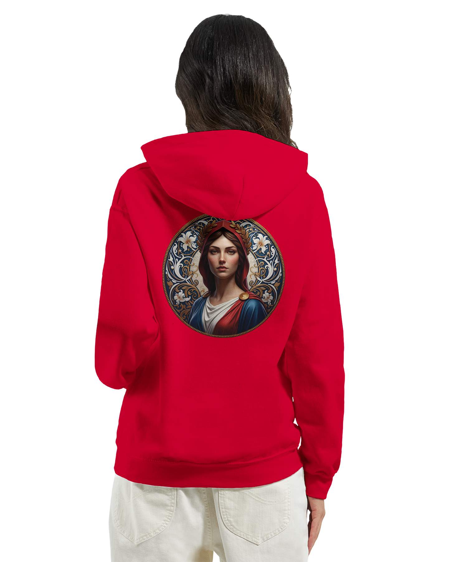 Sweat à capuche femme Marianne - Hoodie en coton et polyester