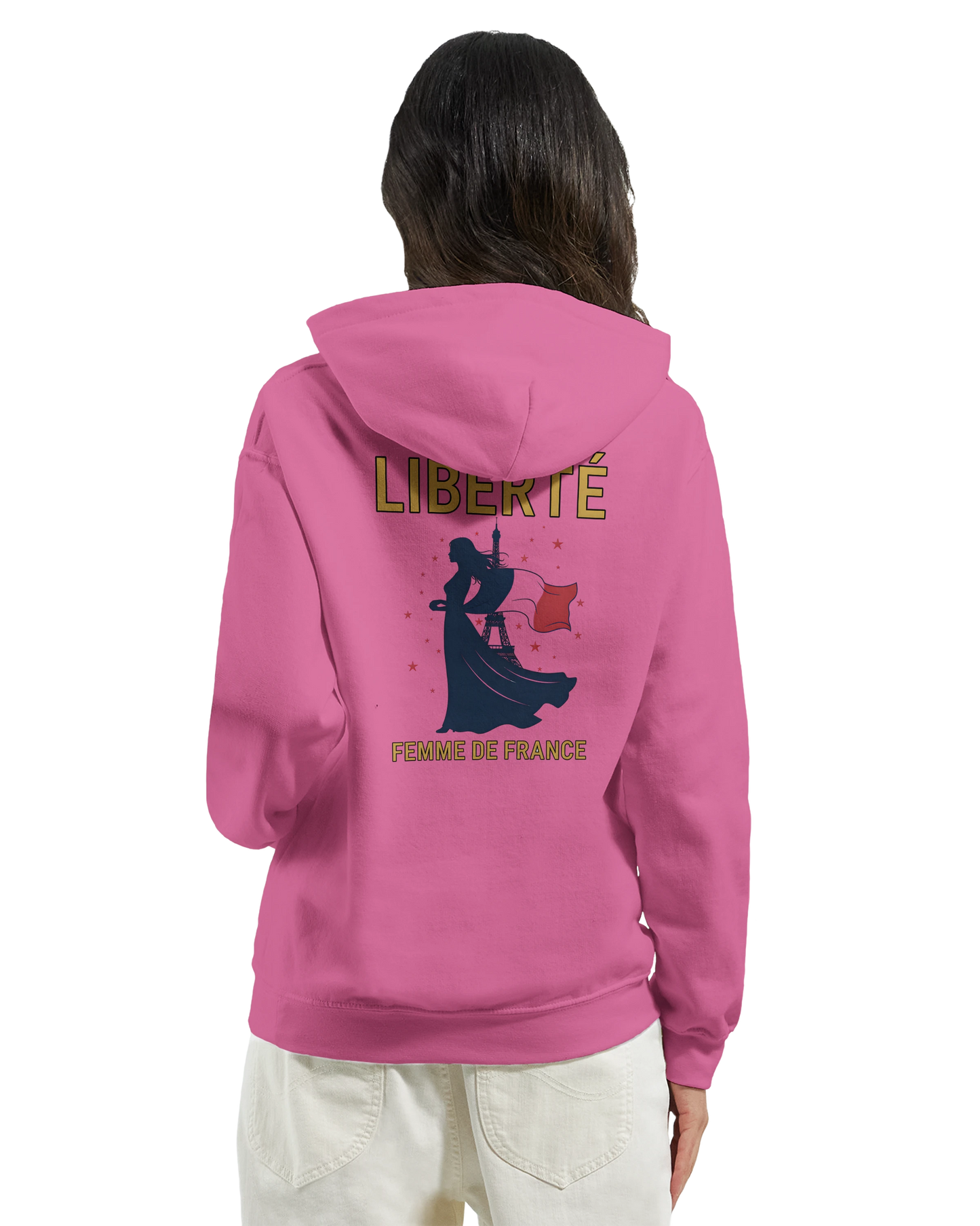Sweat à Capuche Femme Liberté – Confort Premium et Design Élégant