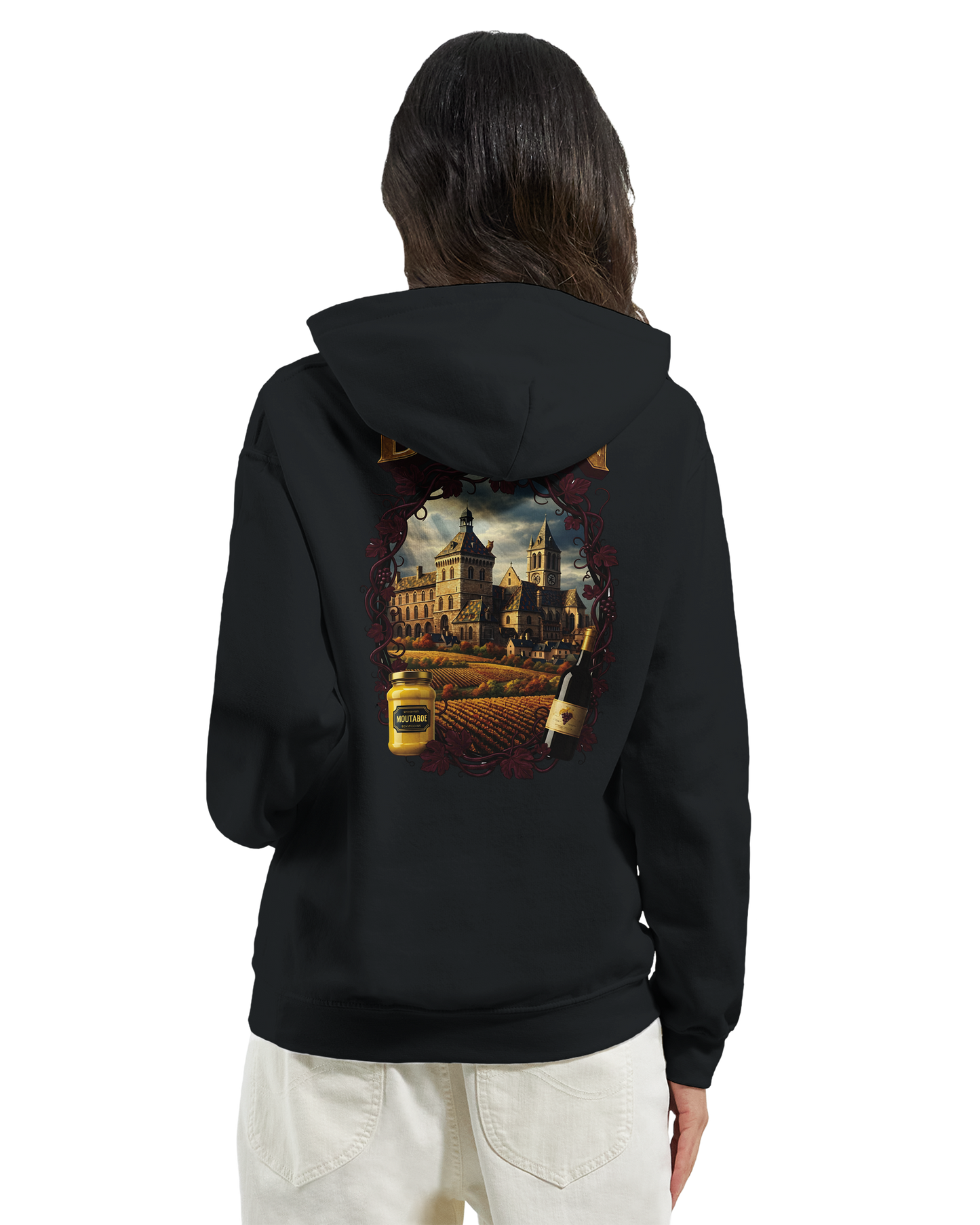 Sweat à Capuche Unisexe Dijon – Ville de France – Confort Premium