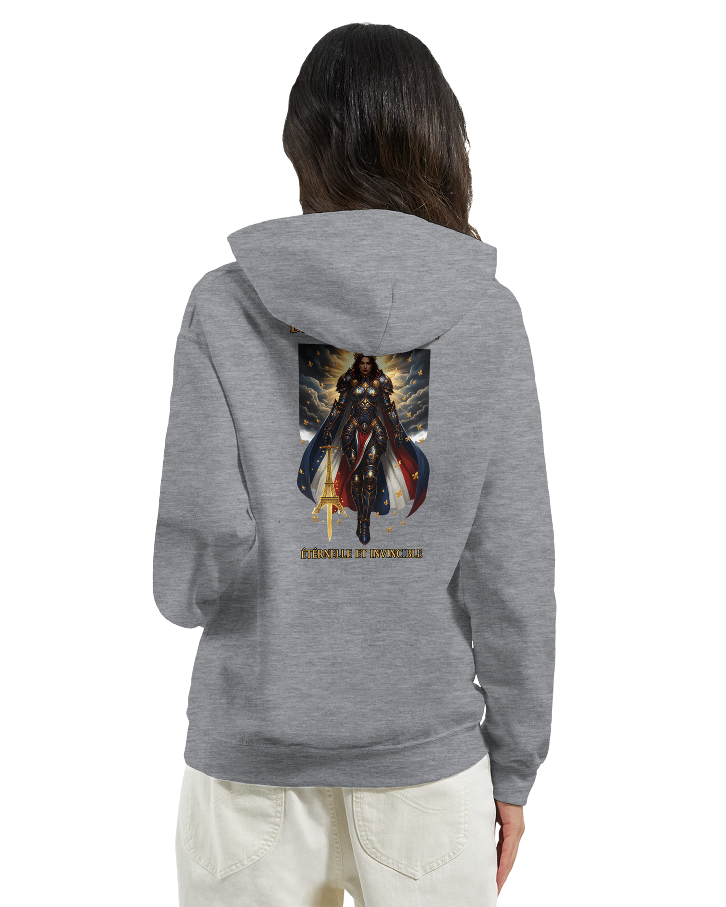 Sweat à Capuche déesse de France Douillet à Motif Unique – Confort et Style