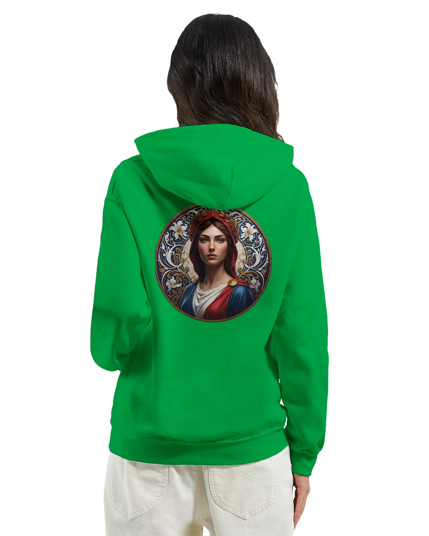 Sweat à capuche femme Marianne - Hoodie en coton et polyester