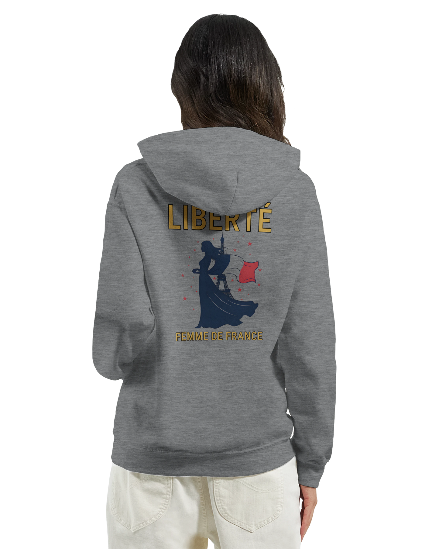 Sweat à Capuche Femme Liberté – Confort Premium et Design Élégant