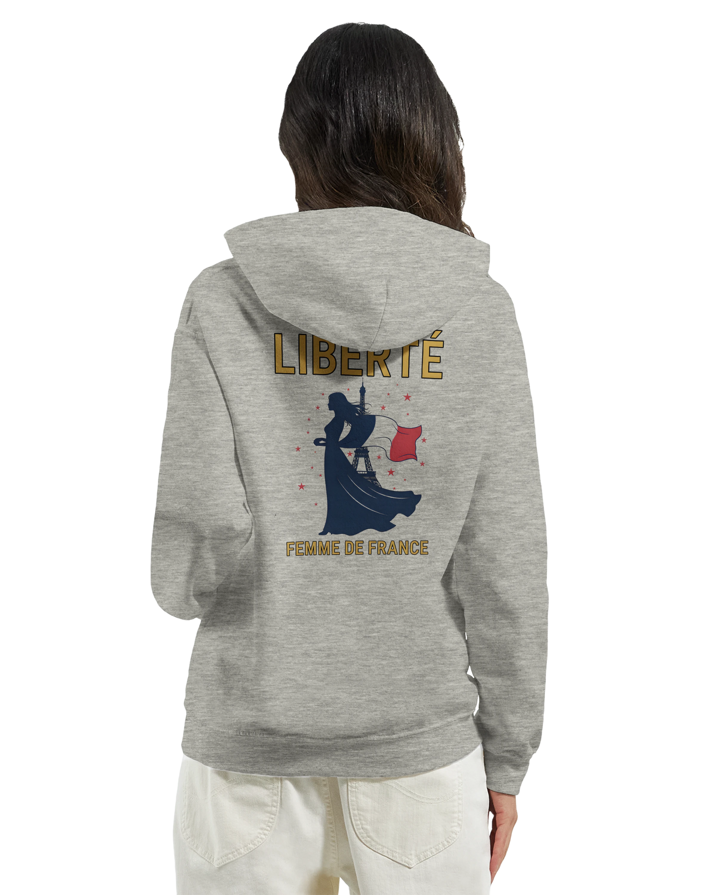 Sweat à Capuche Femme Liberté – Confort Premium et Design Élégant