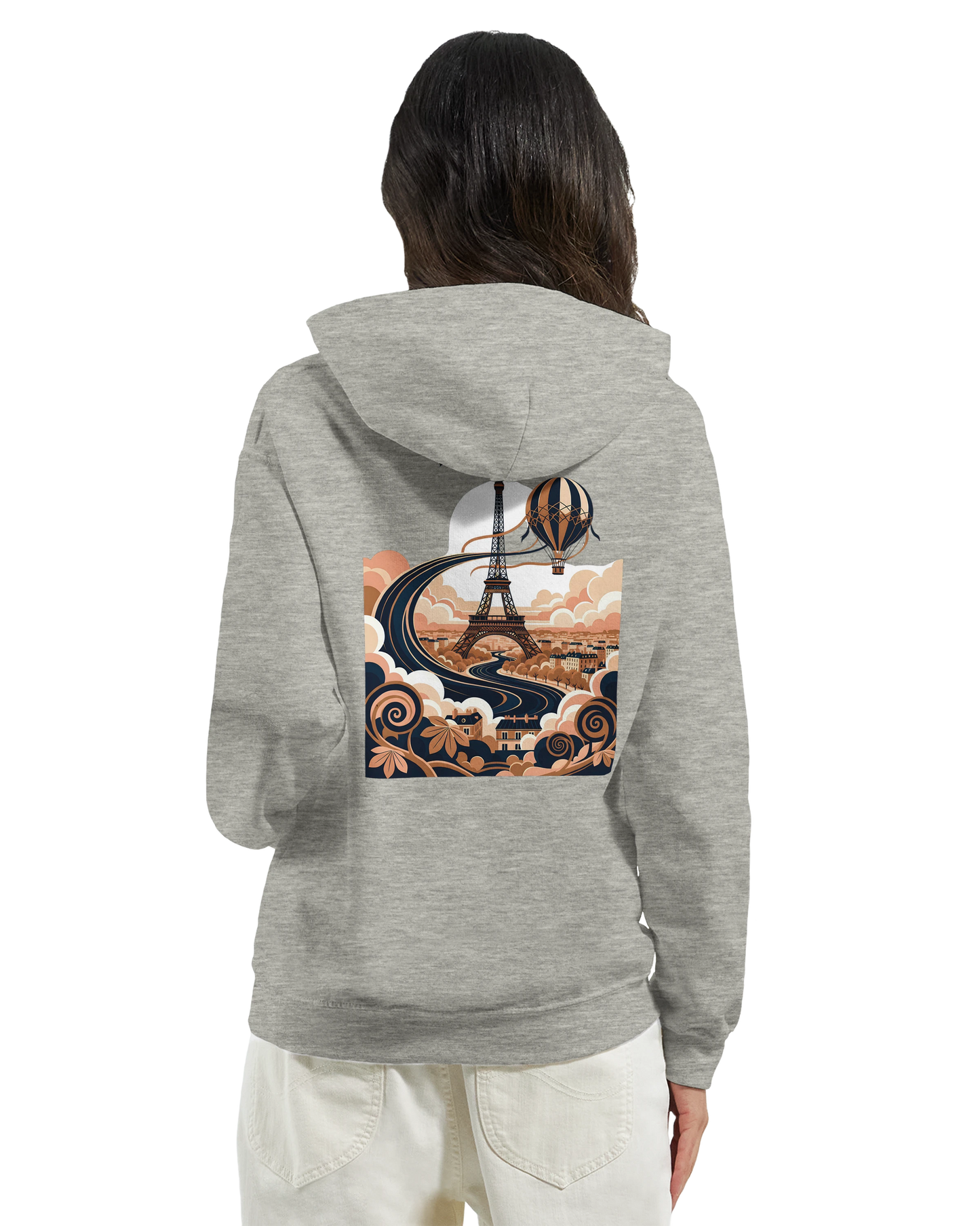 Sweat à Capuche Unisexe Île-de-France – Confort et Style Premium
