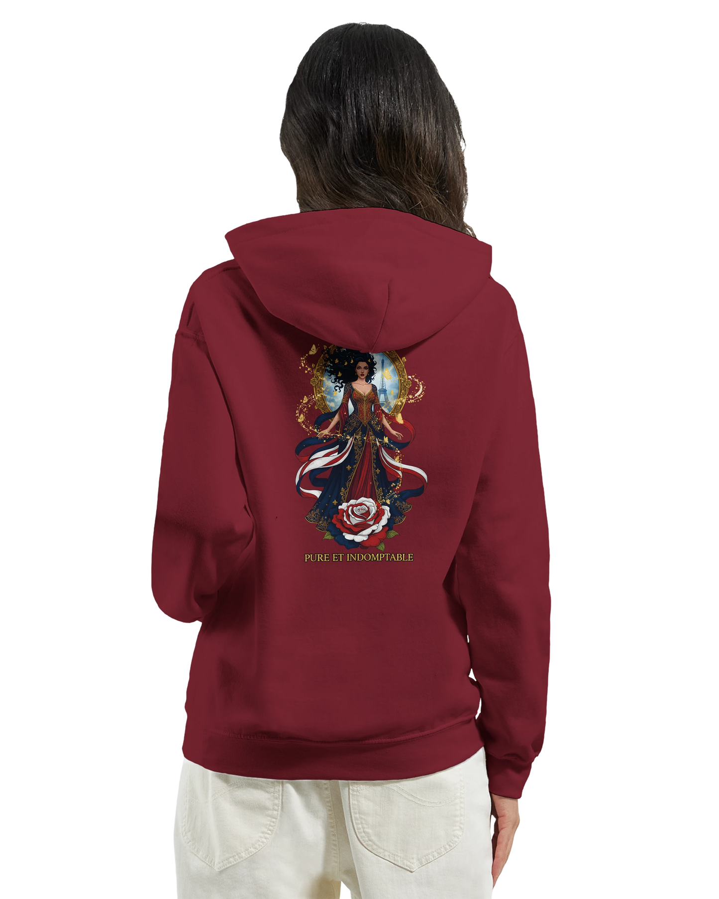 Sweat à capuche femme L'âme de France - Confort premium et style élégant