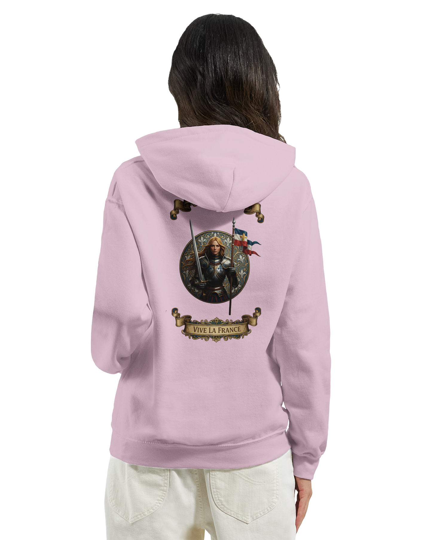Sweat à Capuche Femme Jeanne d'Arc - Hoodie Confortable et Résistant
