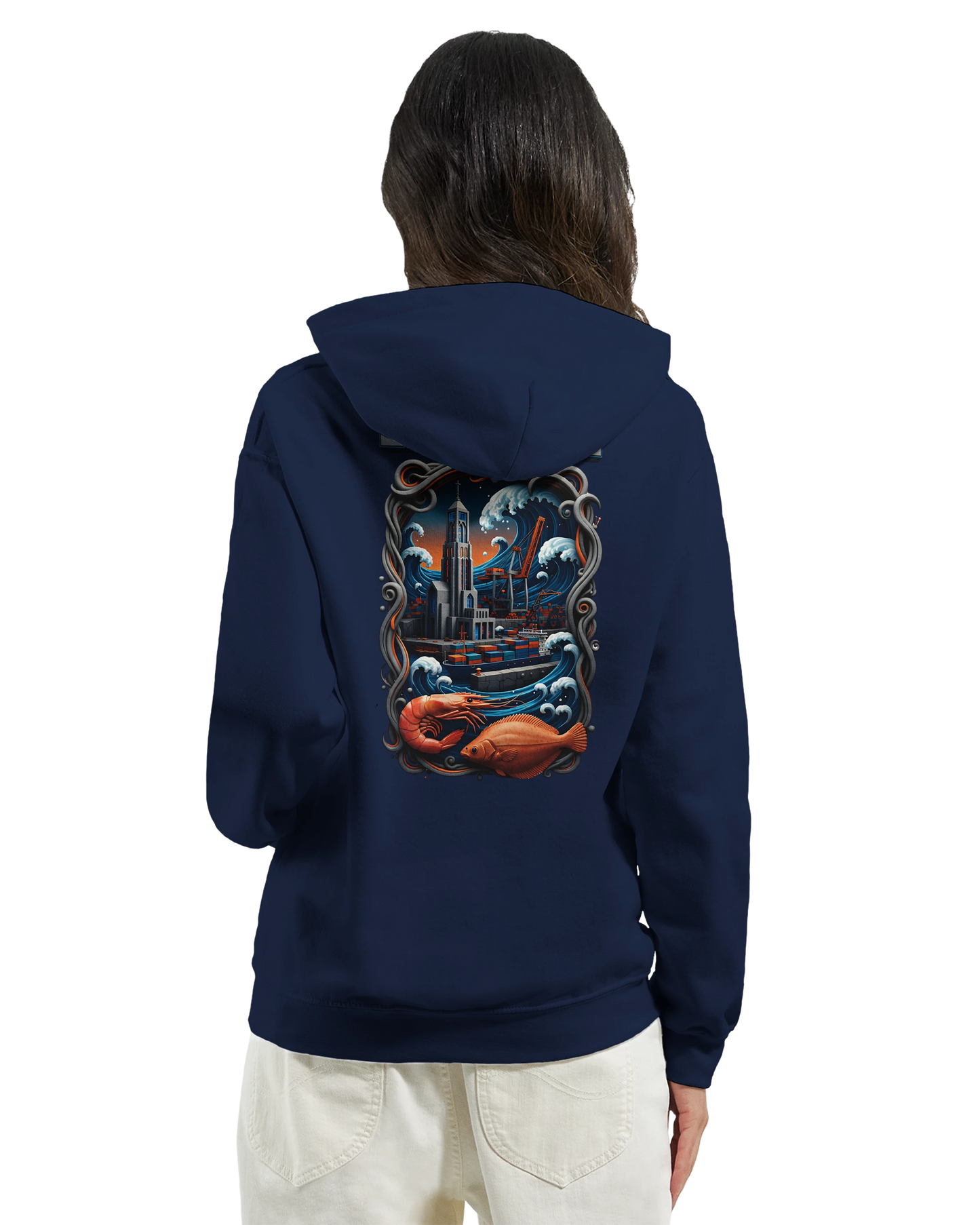Sweat à Capuche Unisexe Le Havre – Hoodie Confortable et Résistant