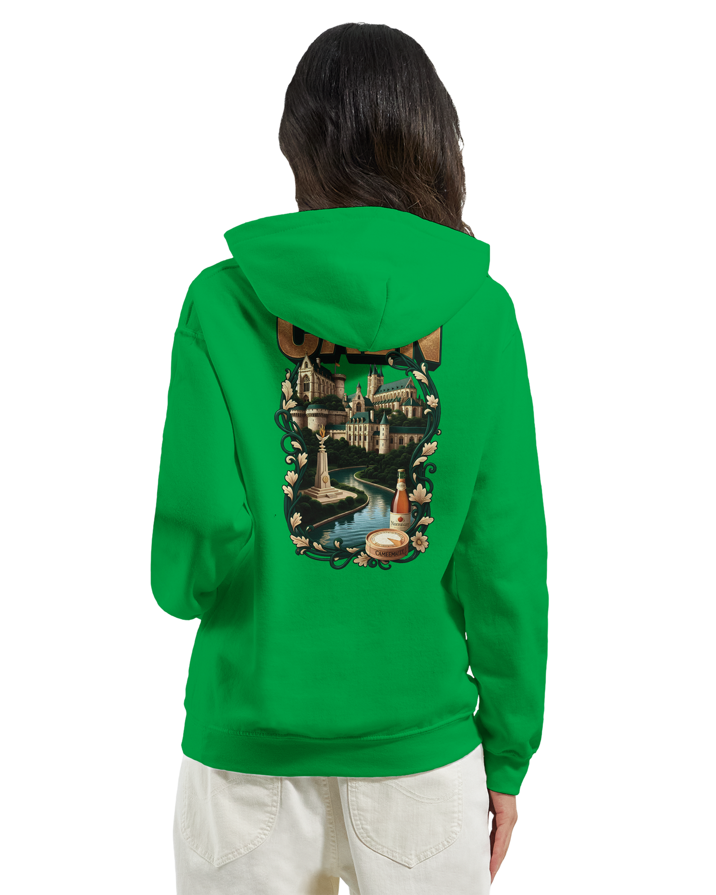 Sweat à capuche Caen - Ville de France - Unisexe Premium