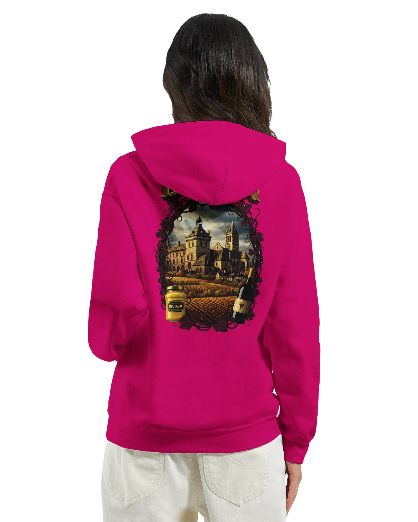 Sweat à Capuche Unisexe Dijon – Ville de France – Confort Premium