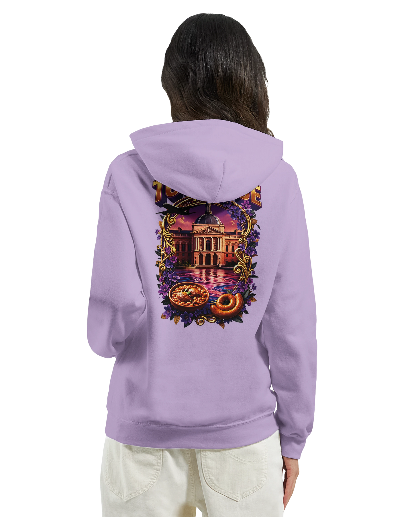Sweat à Capuche Unisexe Toulouse – Ville de France – Confort Premium