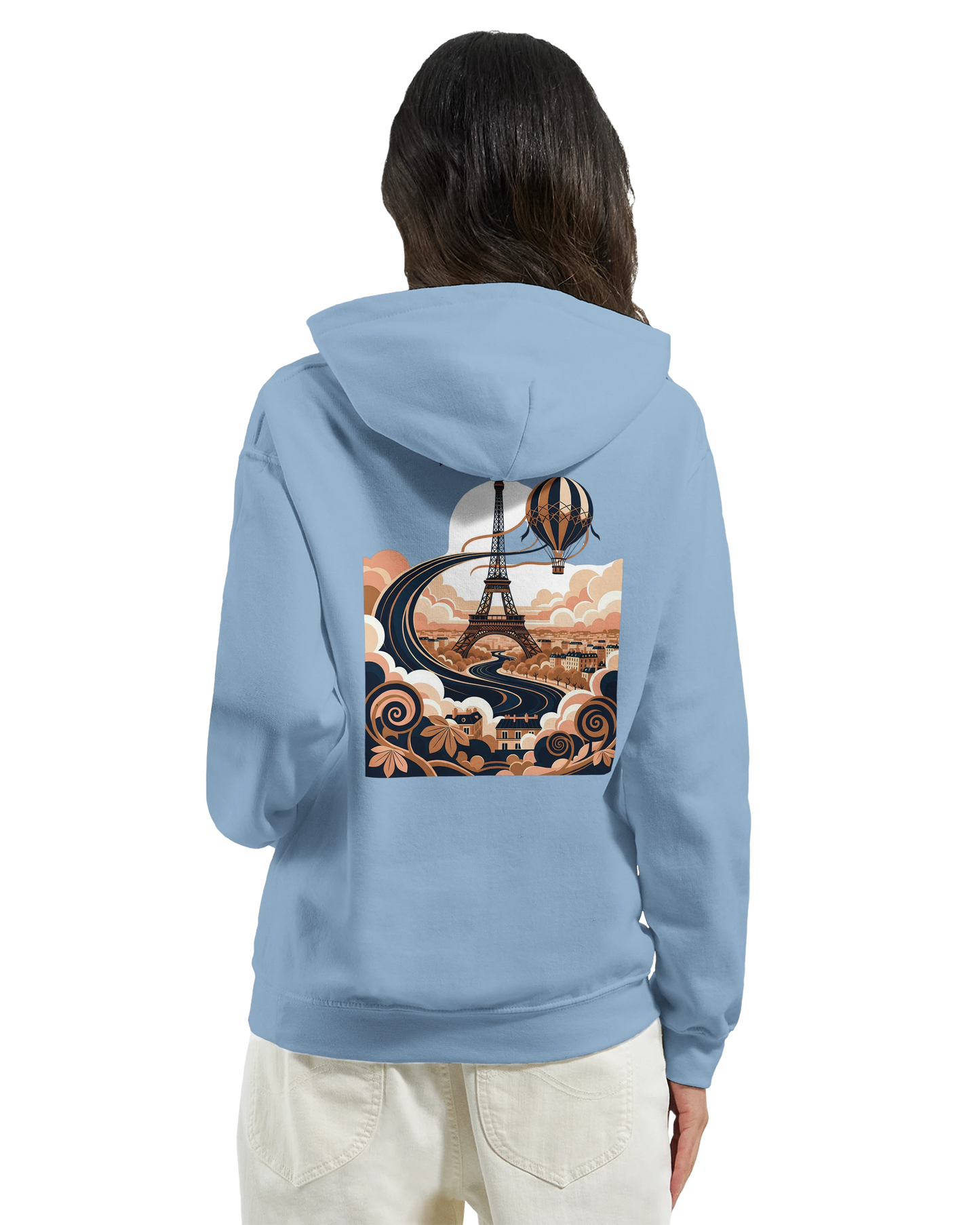 Sweat à Capuche Unisexe Île-de-France – Confort et Style Premium