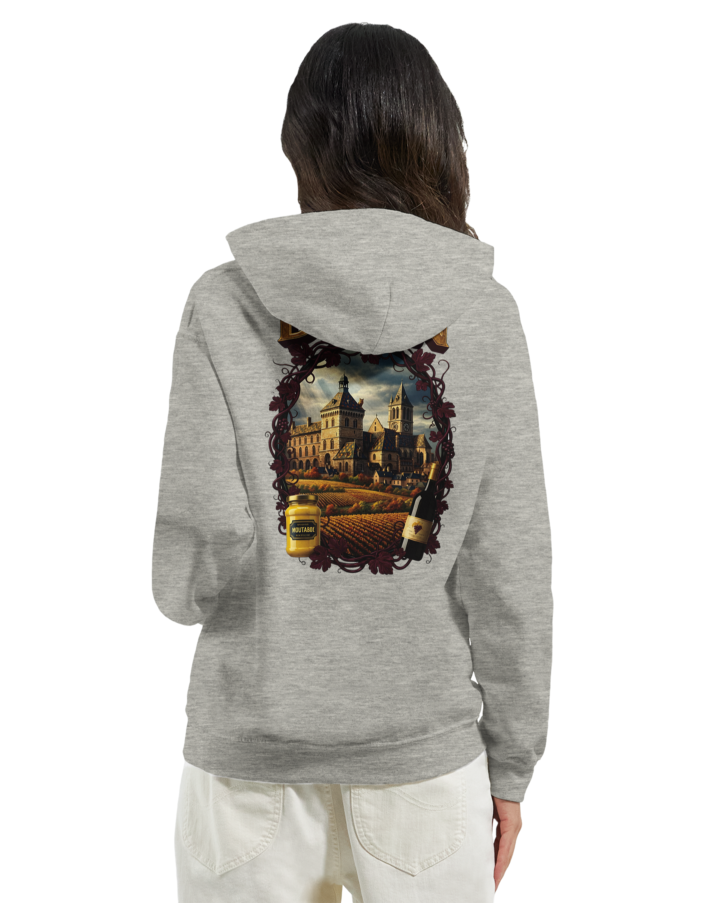 Sweat à Capuche Unisexe Dijon – Ville de France – Confort Premium