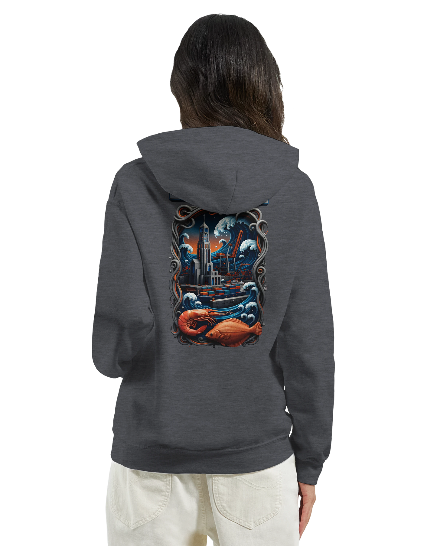 Sweat à Capuche Unisexe Le Havre – Hoodie Confortable et Résistant