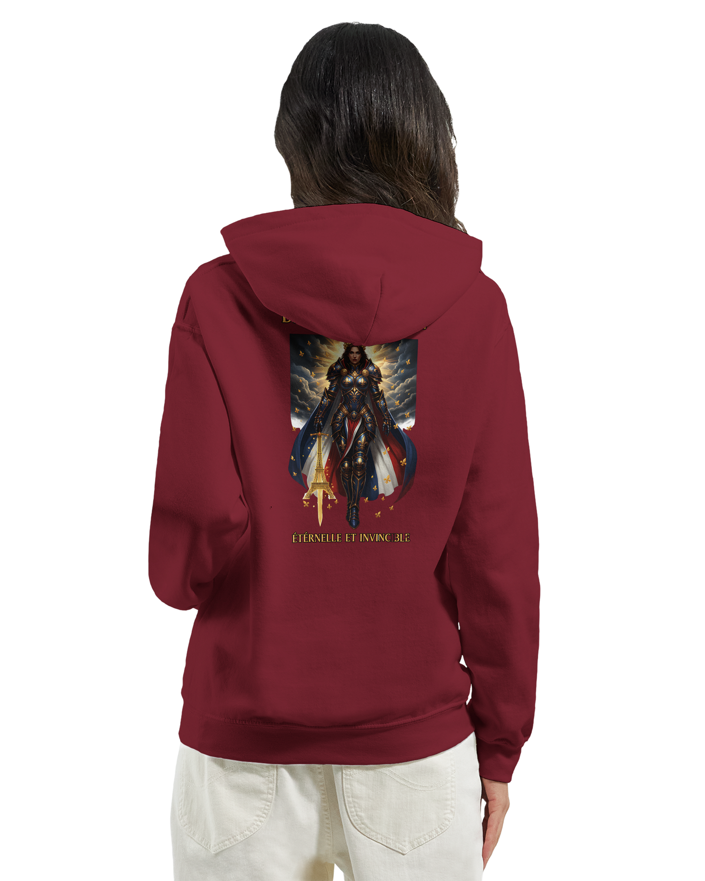 Sweat à Capuche déesse de France Douillet à Motif Unique – Confort et Style