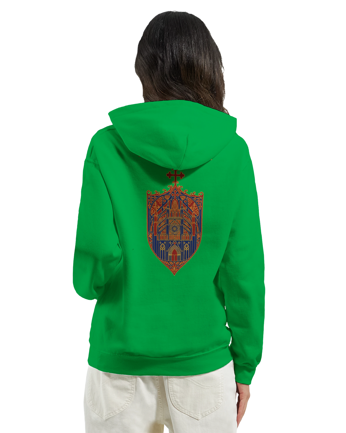 Sweat à capuche femme Rose Cathédrale – Confort Premium
