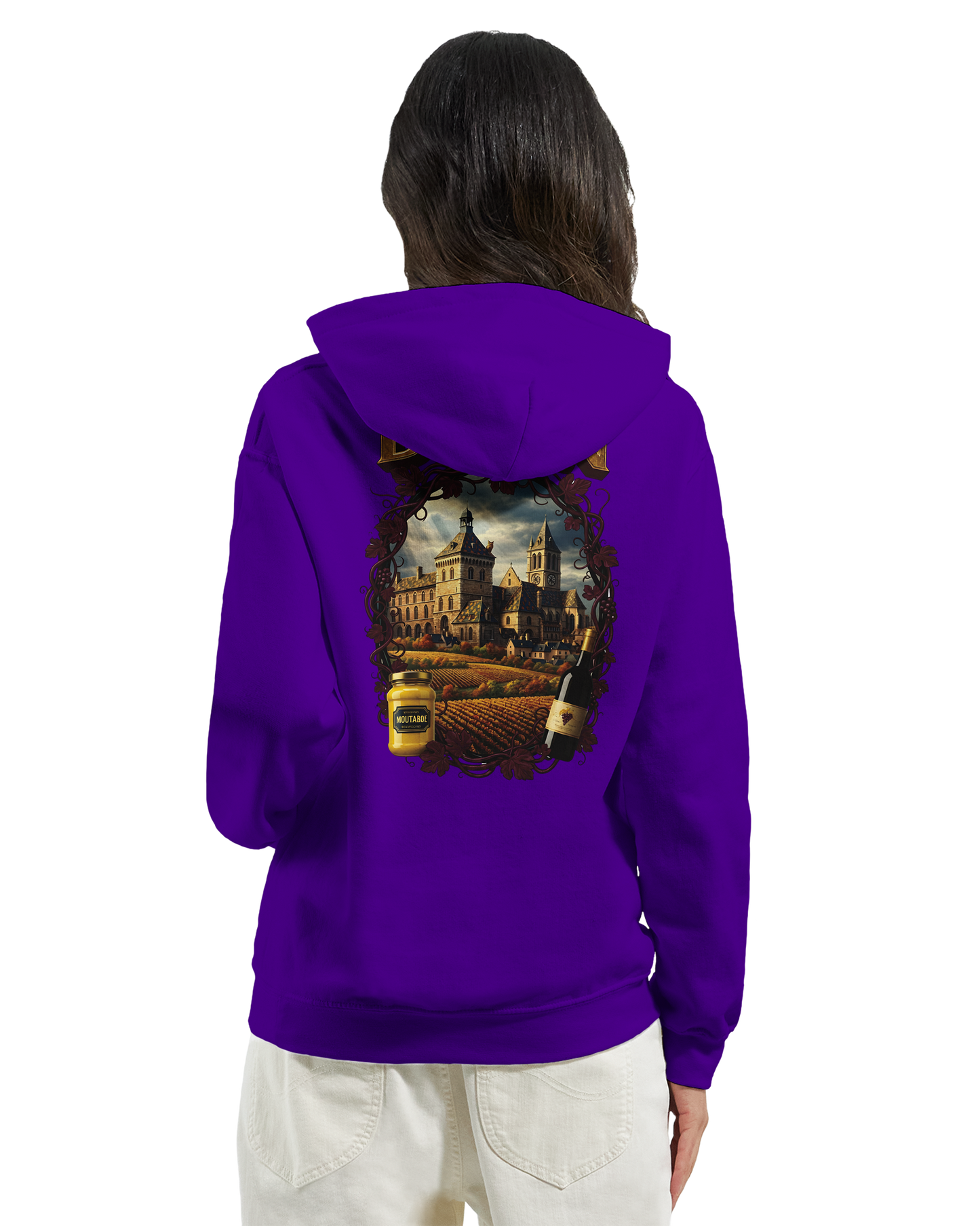 Sweat à Capuche Unisexe Dijon – Ville de France – Confort Premium