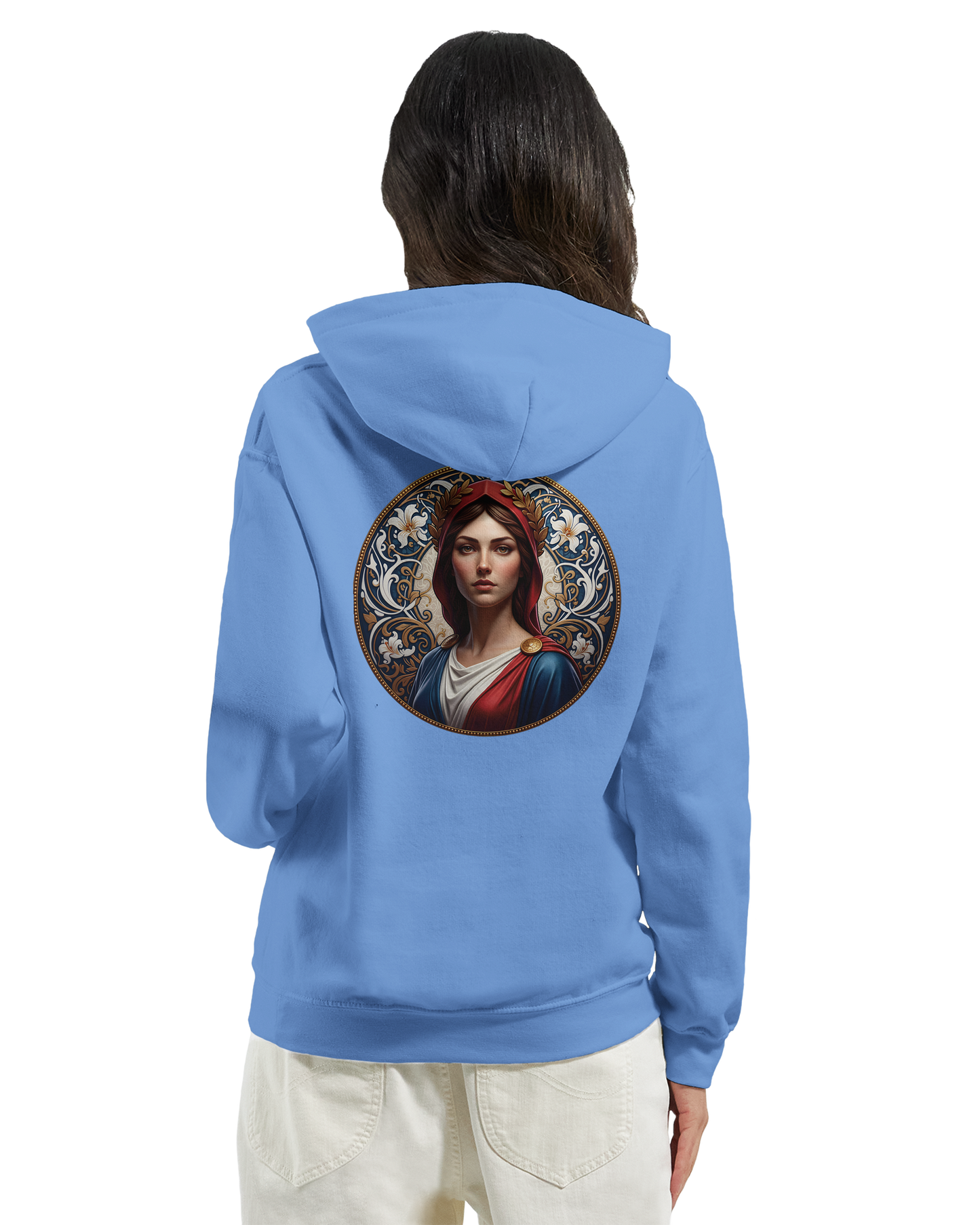 Sweat à capuche femme Marianne - Hoodie en coton et polyester