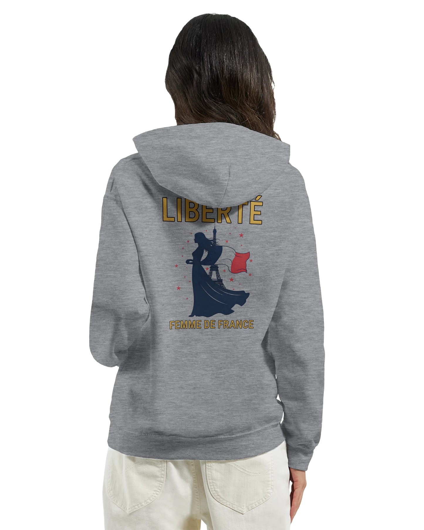 Sweat à Capuche Femme Liberté – Confort Premium et Design Élégant