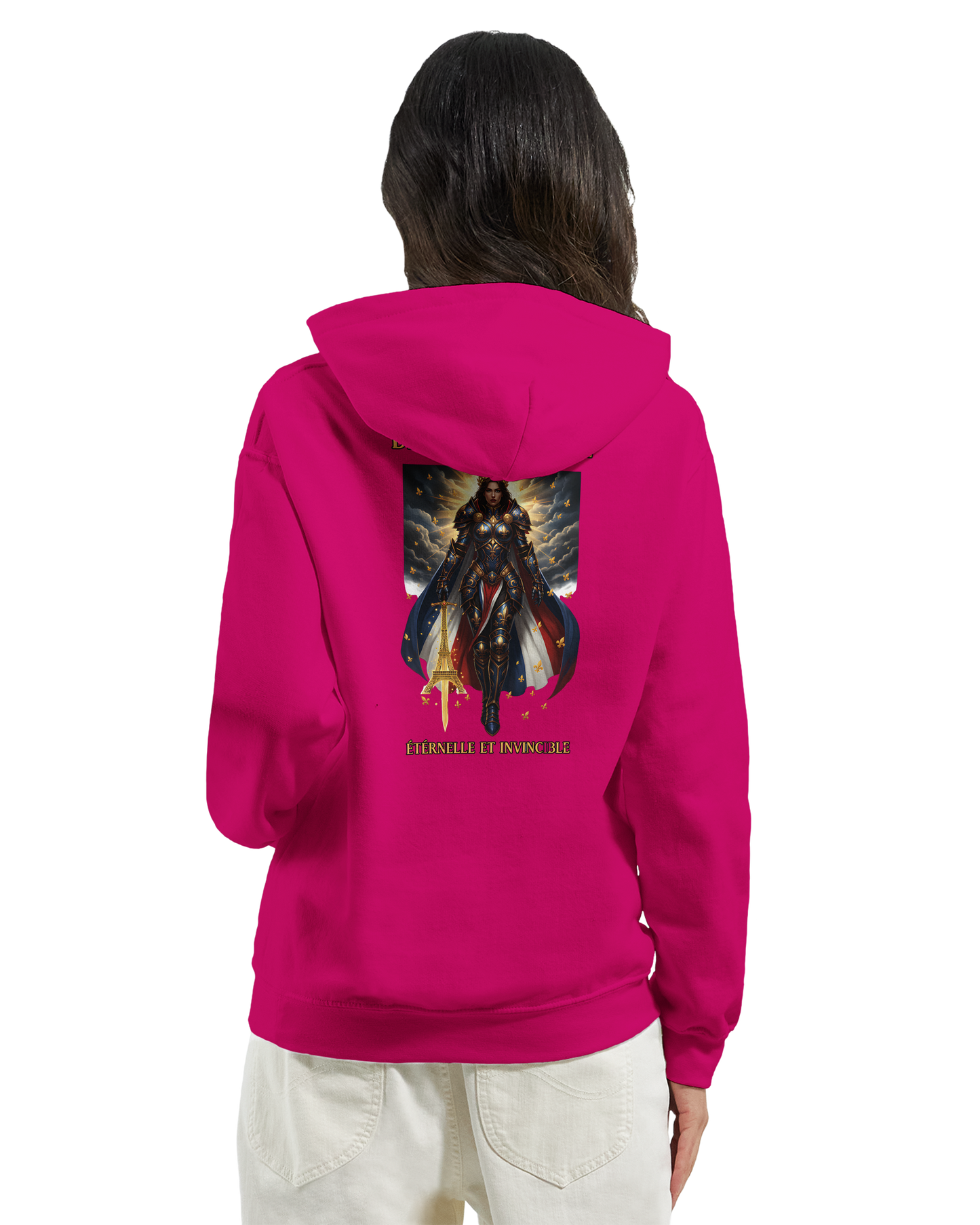 Sweat à Capuche déesse de France Douillet à Motif Unique – Confort et Style