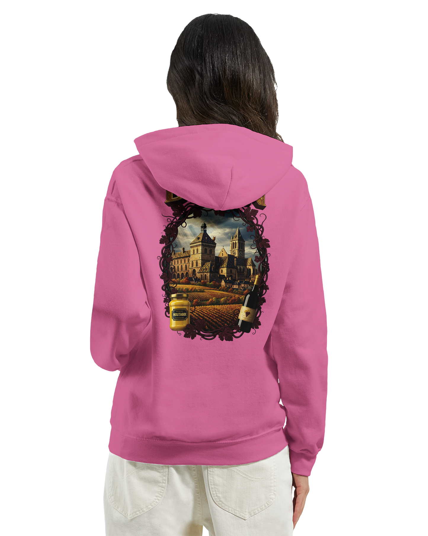 Sweat à Capuche Unisexe Dijon – Ville de France – Confort Premium