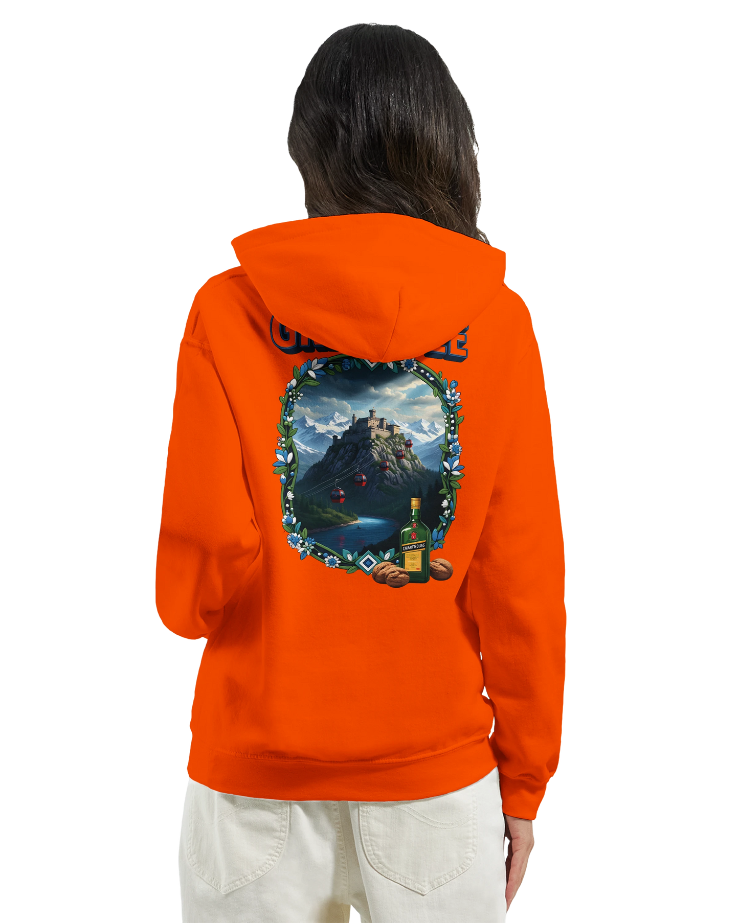 Sweat à capuche Grenoble - Collection Ville de France - Unisexe Premium