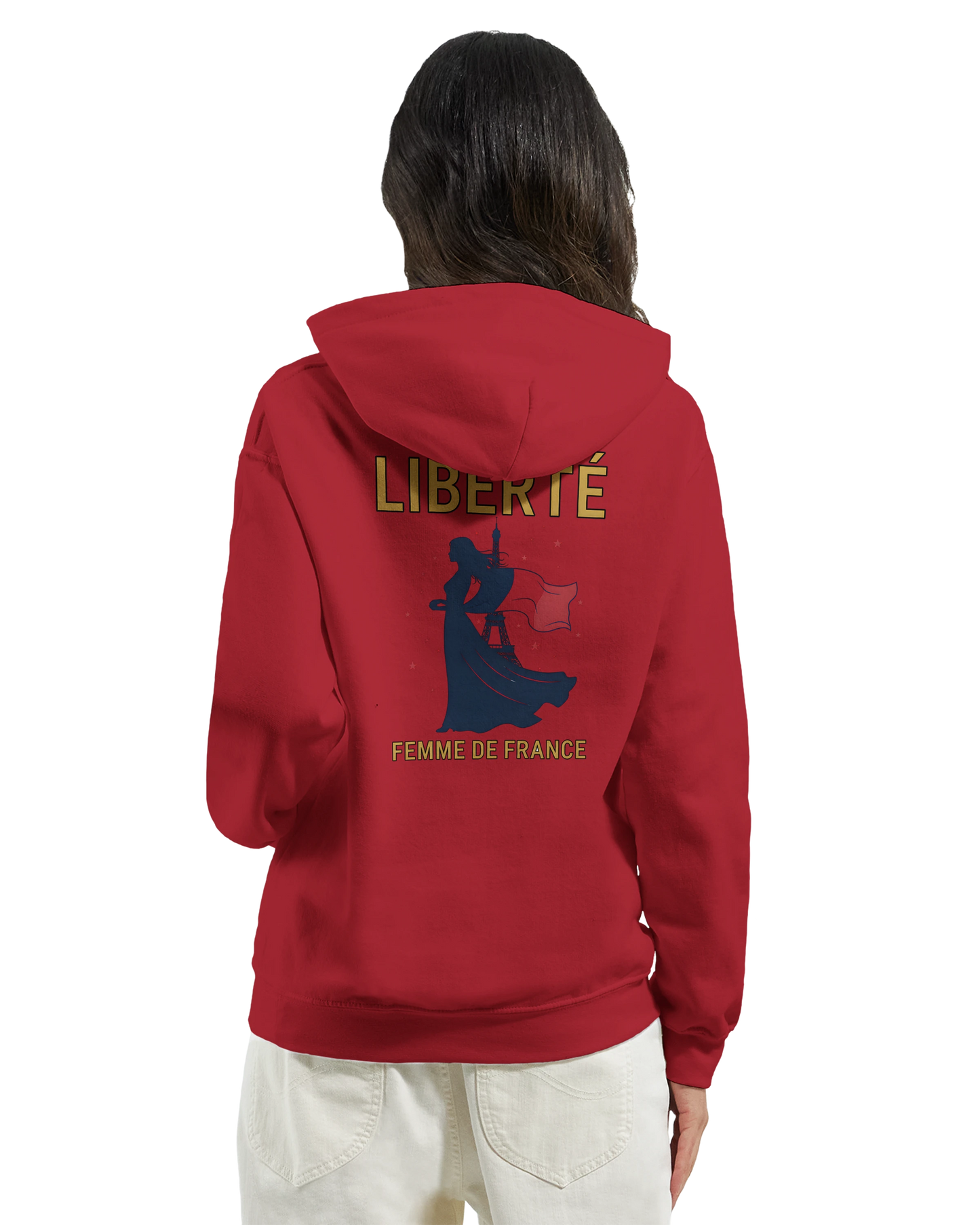 Sweat à Capuche Femme Liberté – Confort Premium et Design Élégant