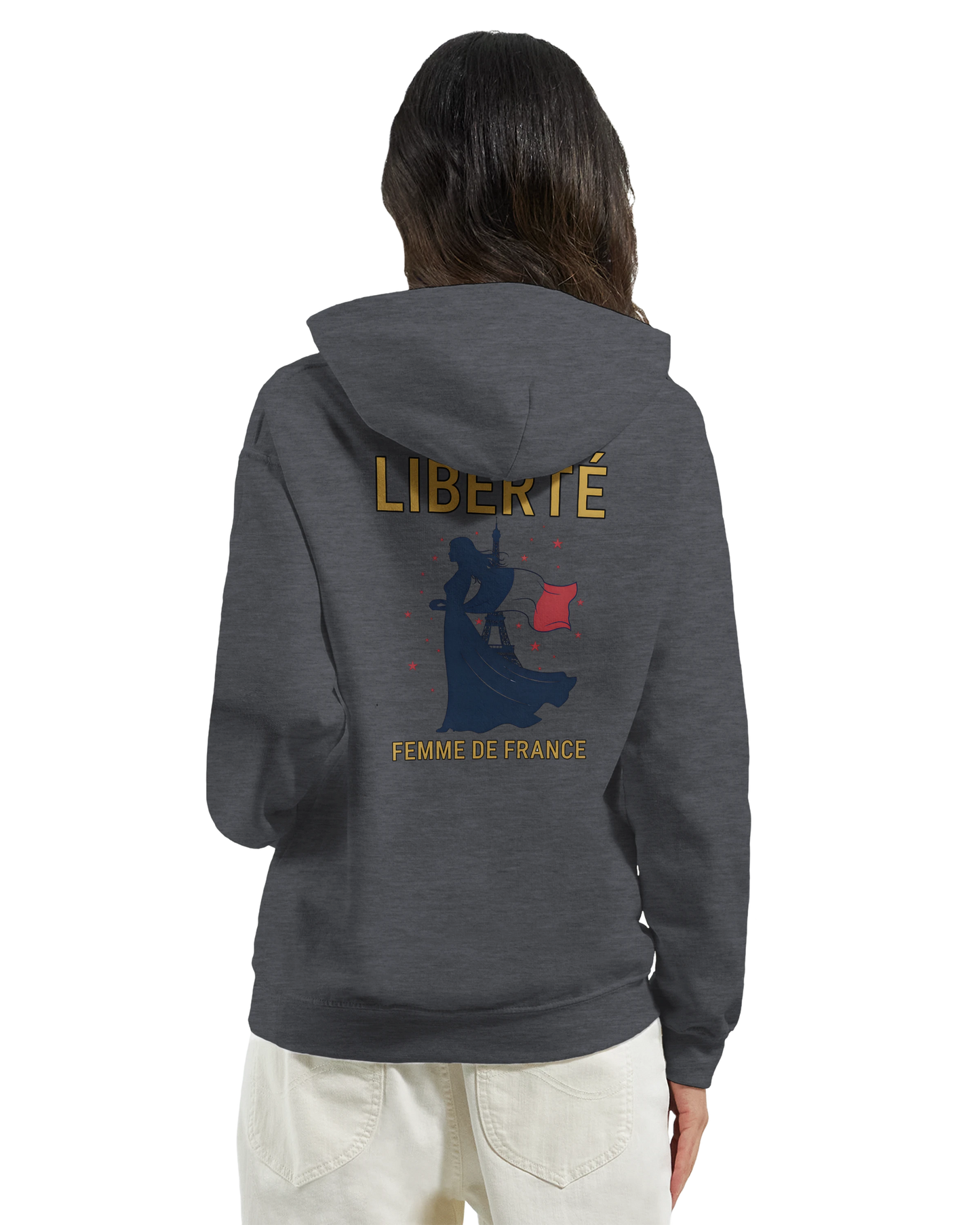 Sweat à Capuche Femme Liberté – Confort Premium et Design Élégant