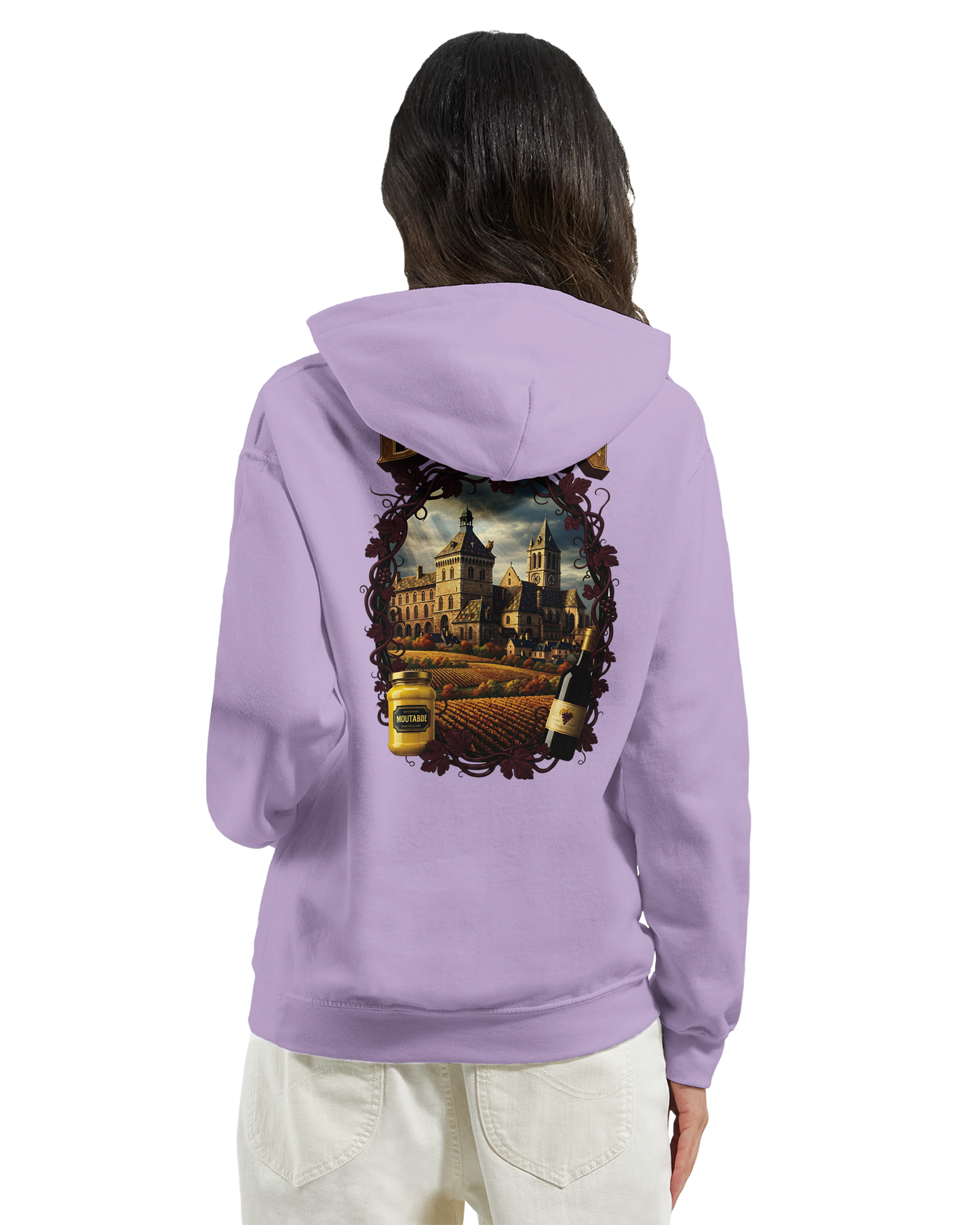 Sweat à Capuche Unisexe Dijon – Ville de France – Confort Premium