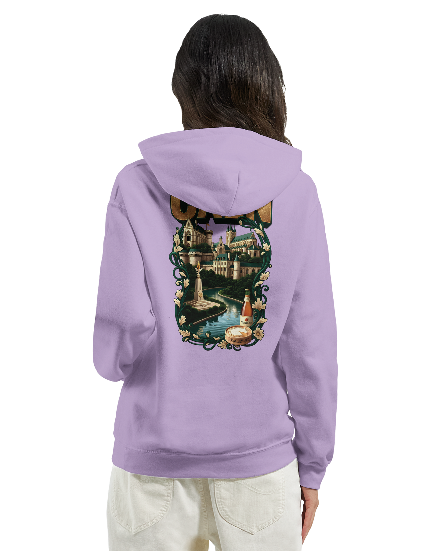 Sweat à capuche Caen - Ville de France - Unisexe Premium