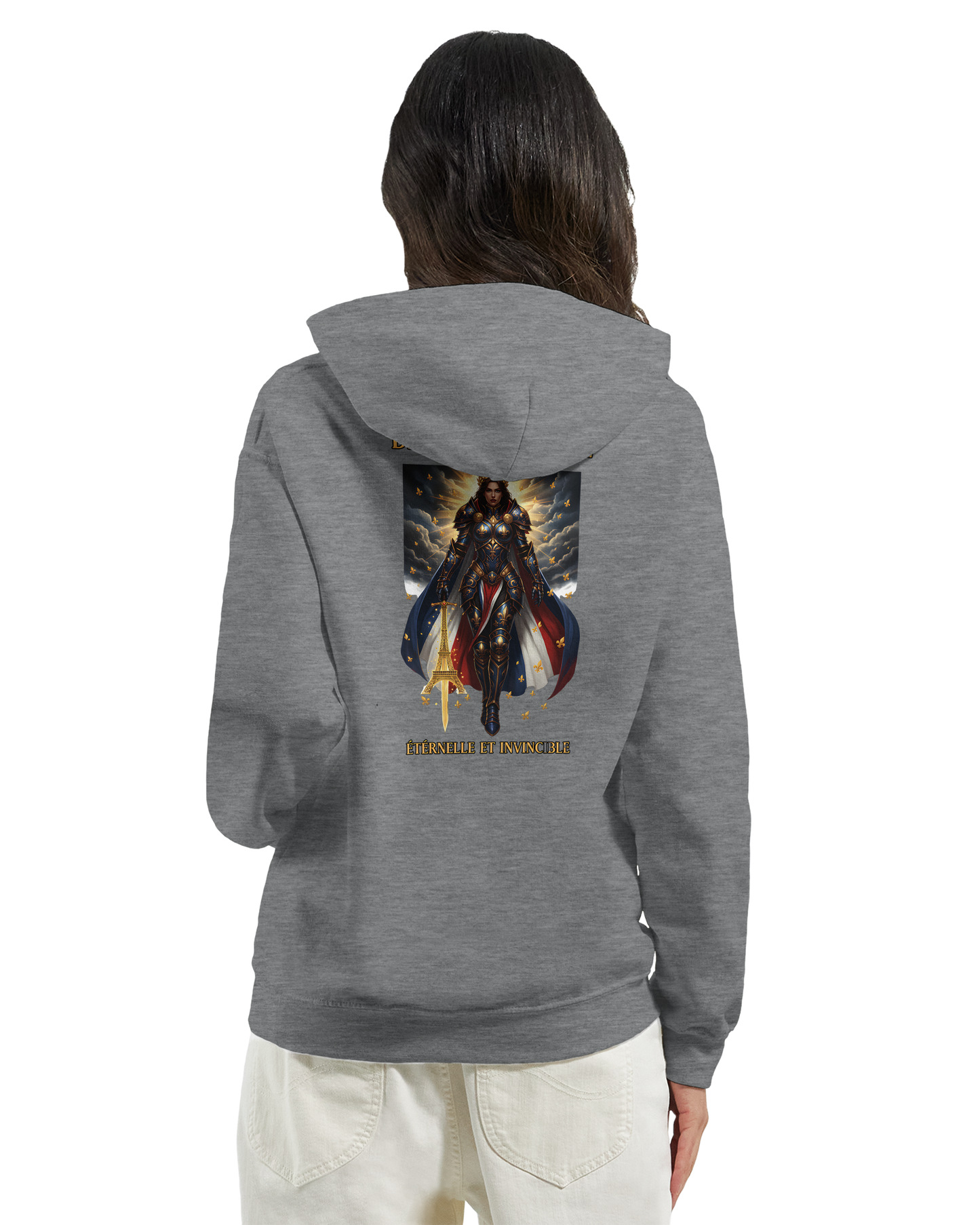 Sweat à Capuche déesse de France Douillet à Motif Unique – Confort et Style