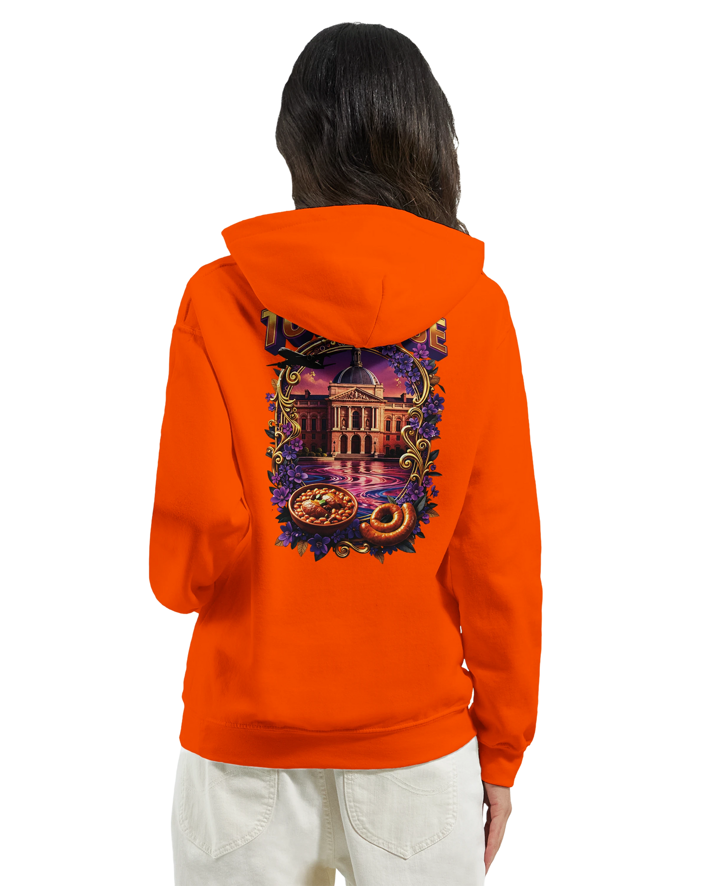 Sweat à Capuche Unisexe Toulouse – Ville de France – Confort Premium