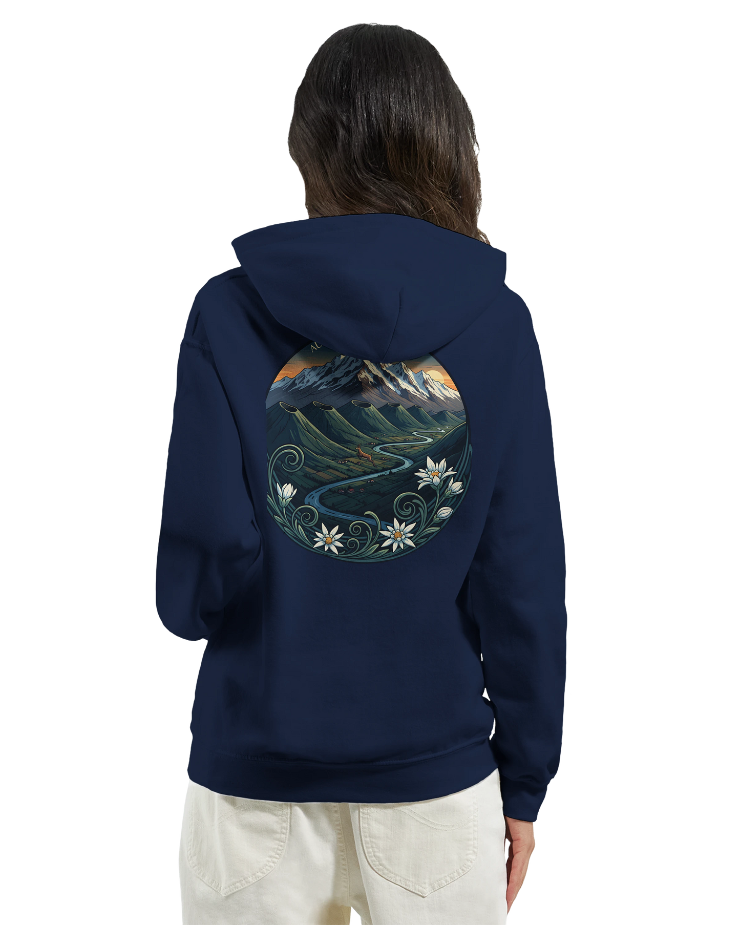 Sweat à capuche unisexe Auvergne-Rhône-Alpes – Confort et style régional