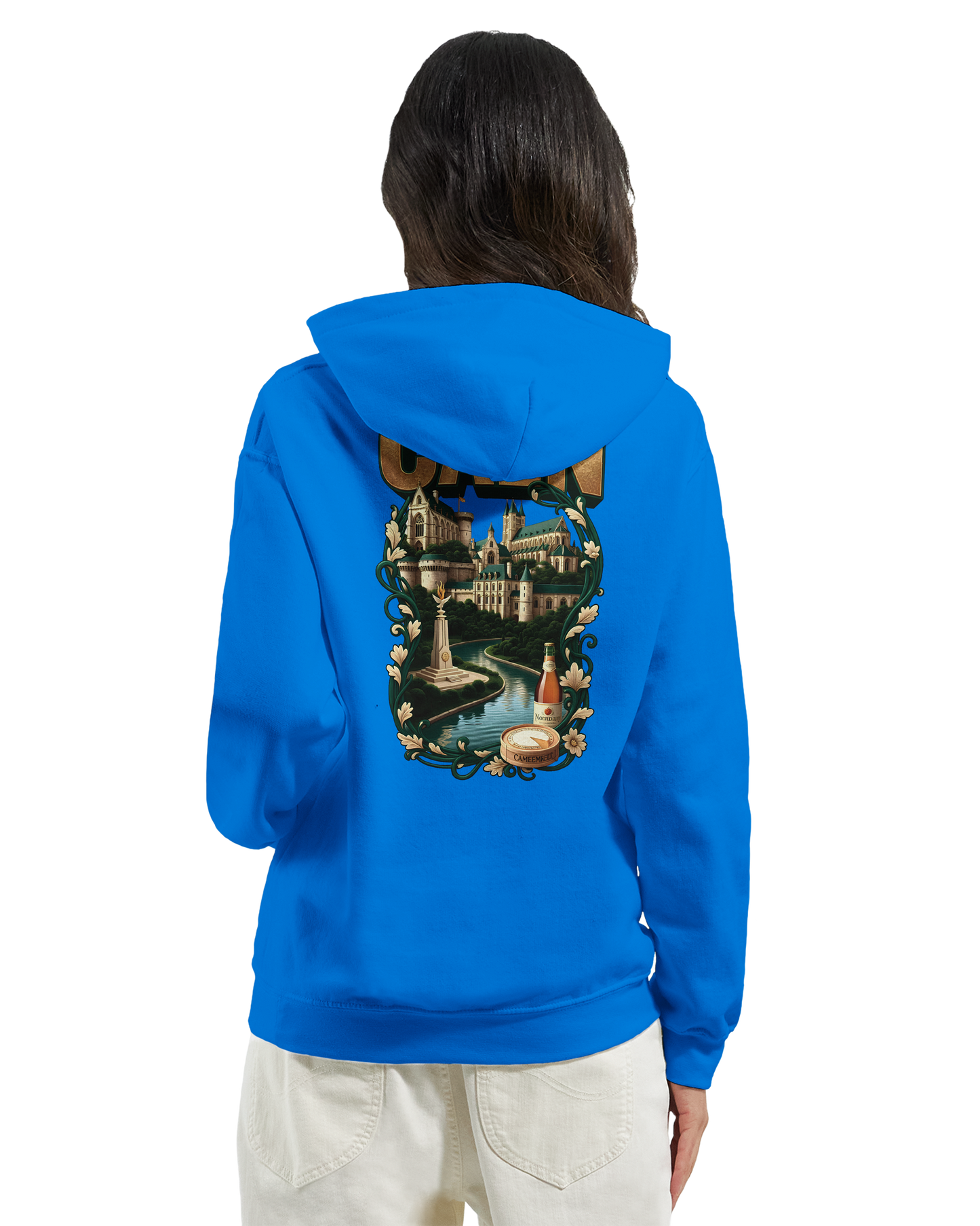 Sweat à capuche Caen - Ville de France - Unisexe Premium
