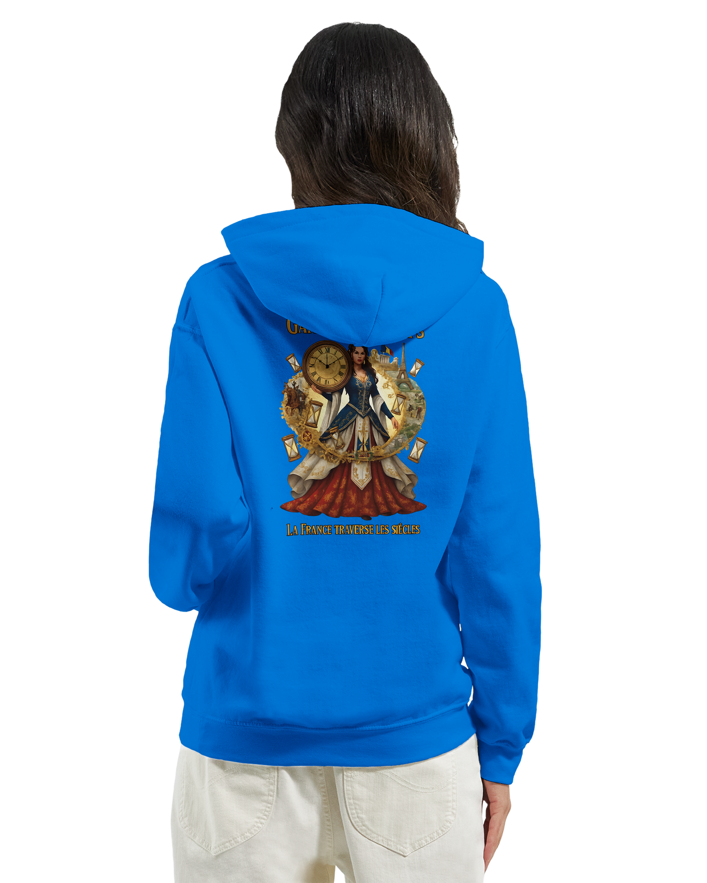 Sweat à Capuche Femme Gardienne du Temps - Confort Premium