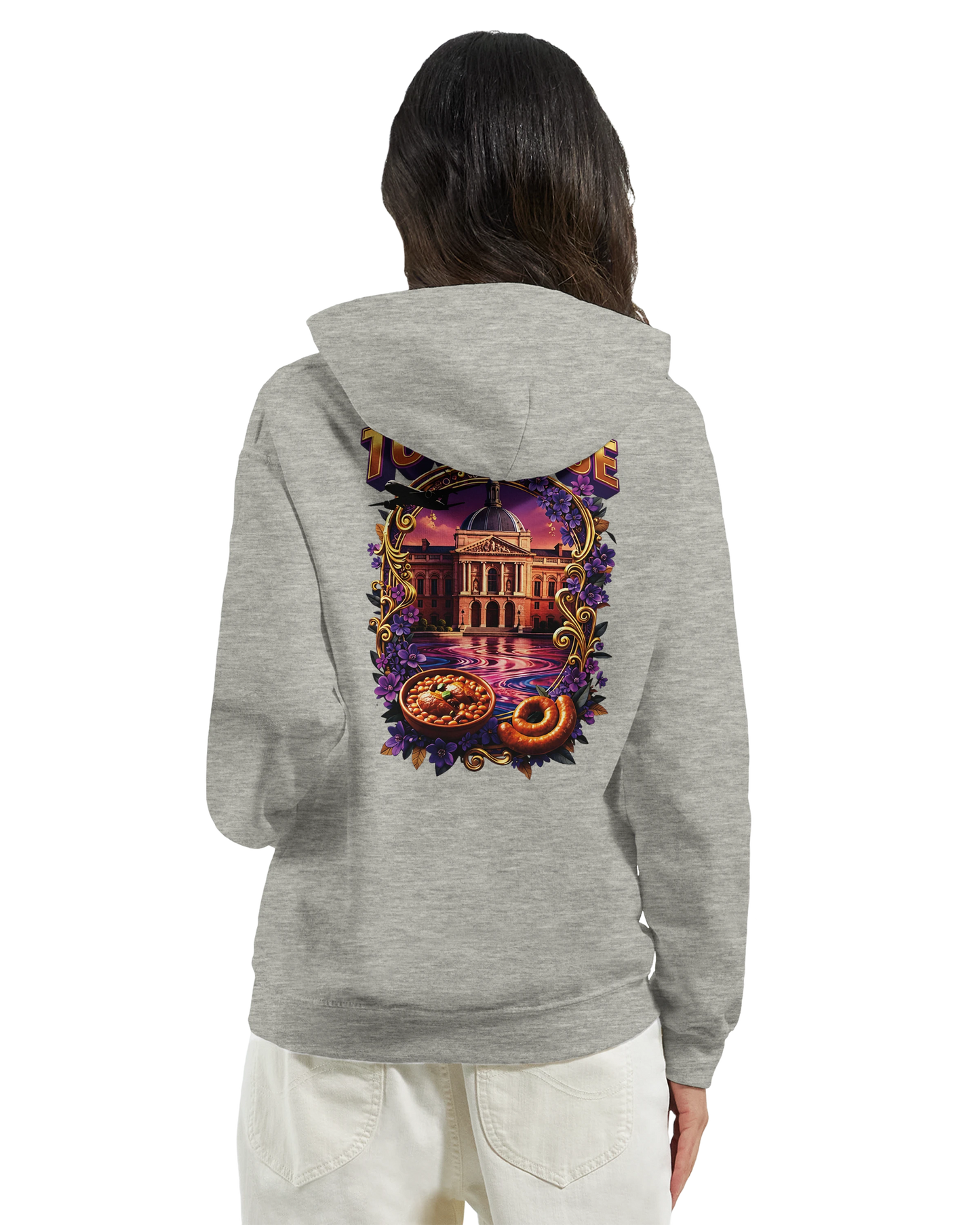 Sweat à Capuche Unisexe Toulouse – Ville de France – Confort Premium