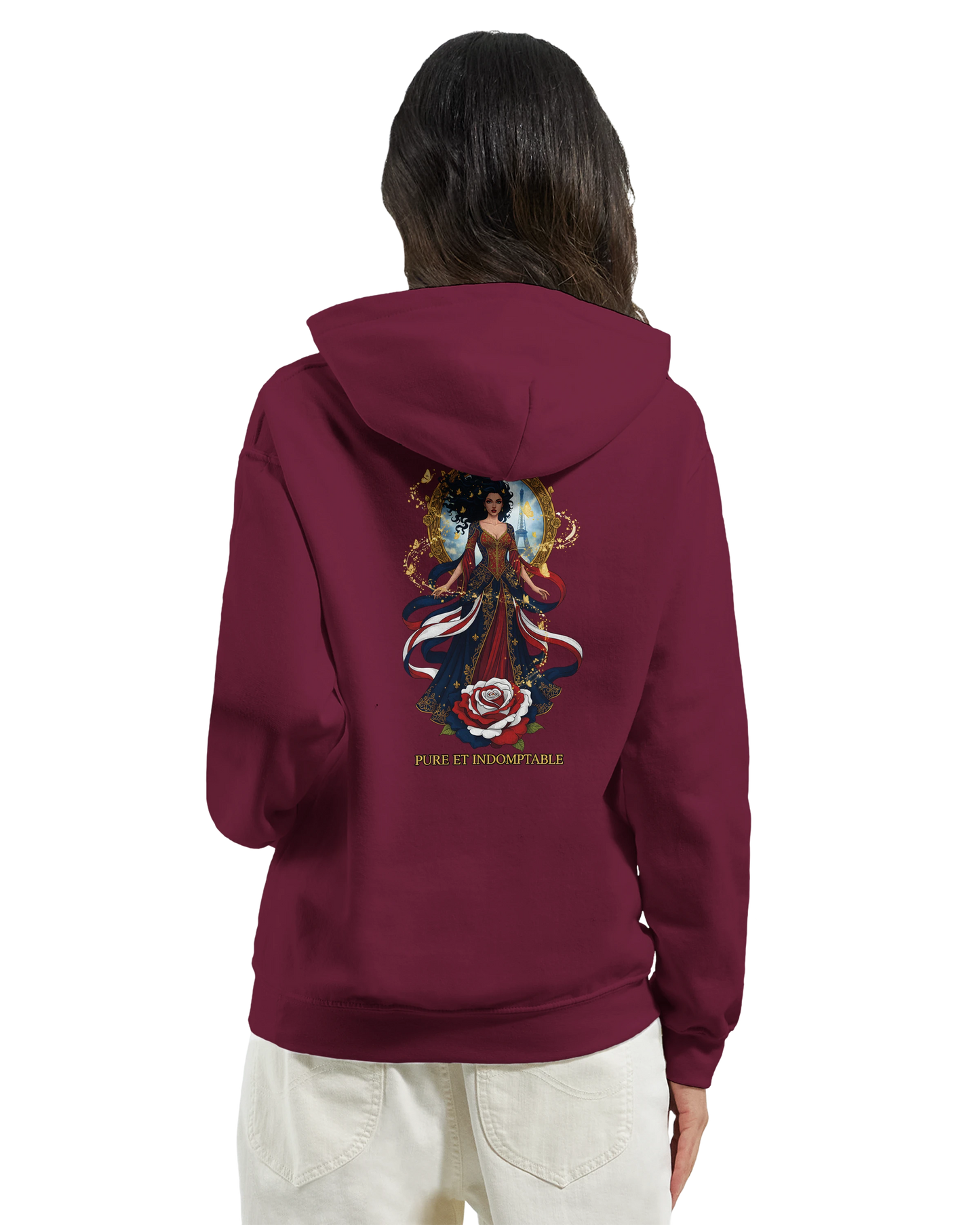Sweat à capuche femme L'âme de France - Confort premium et style élégant