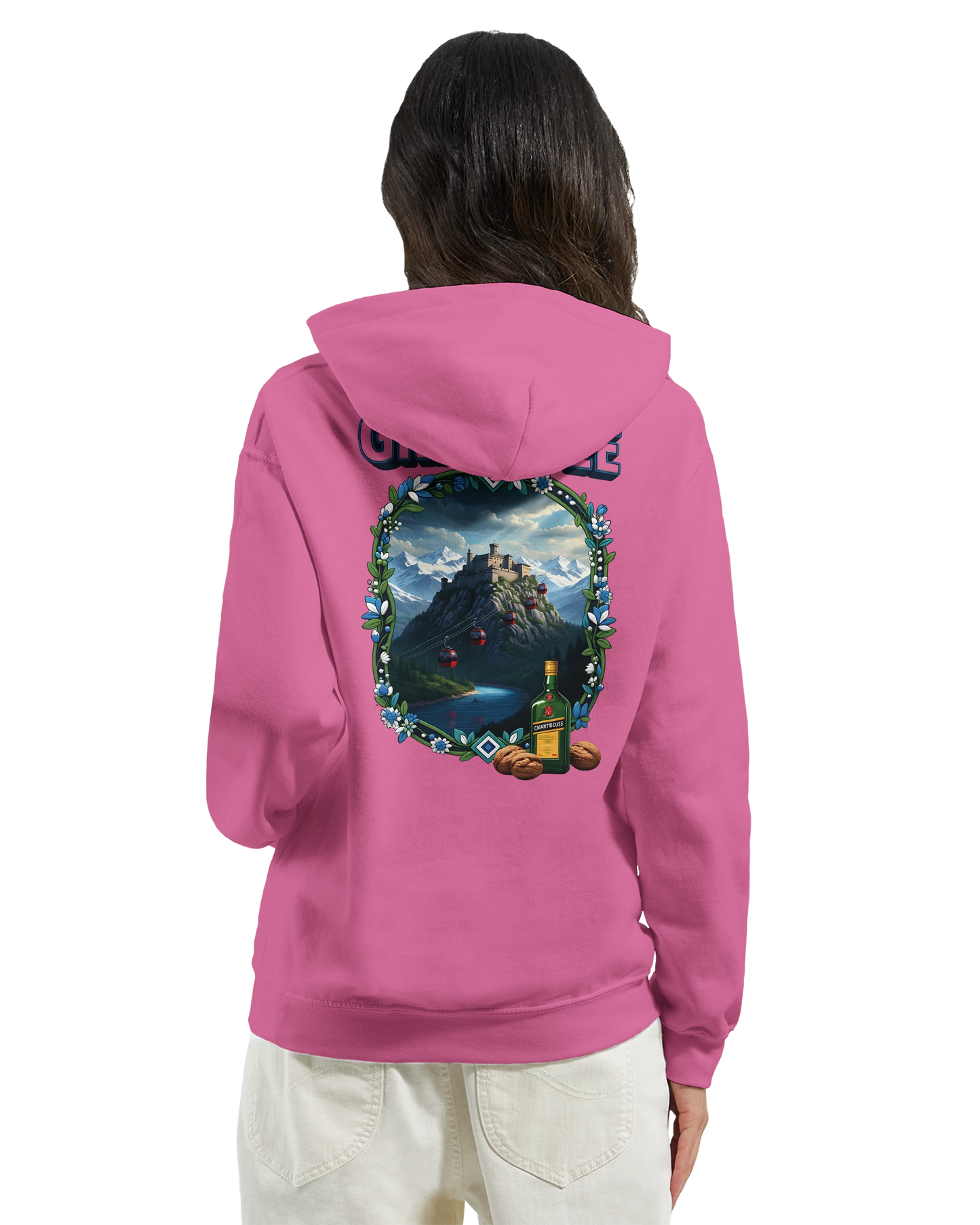 Sweat à capuche Grenoble - Collection Ville de France - Unisexe Premium
