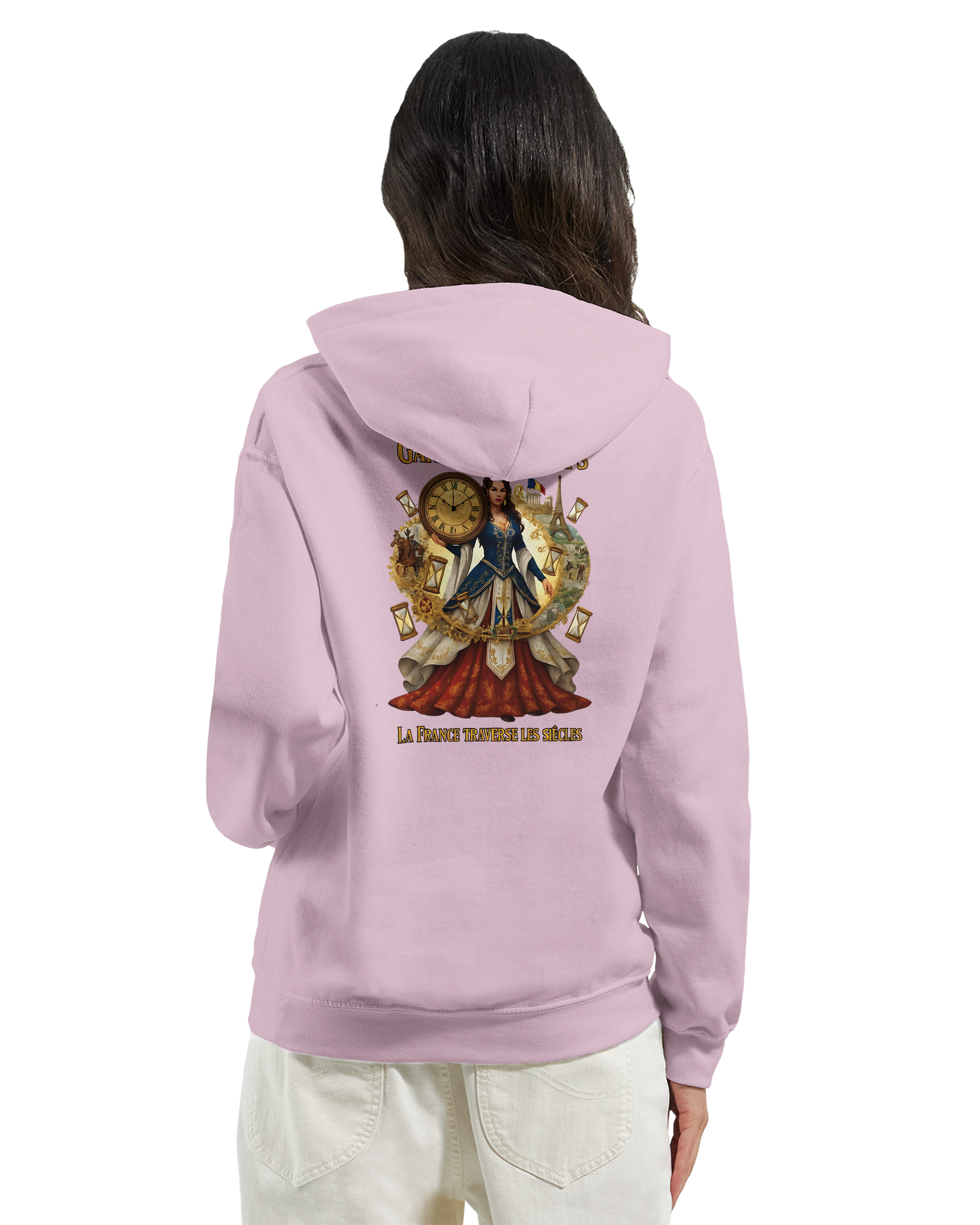 Sweat à Capuche Femme Gardienne du Temps - Confort Premium