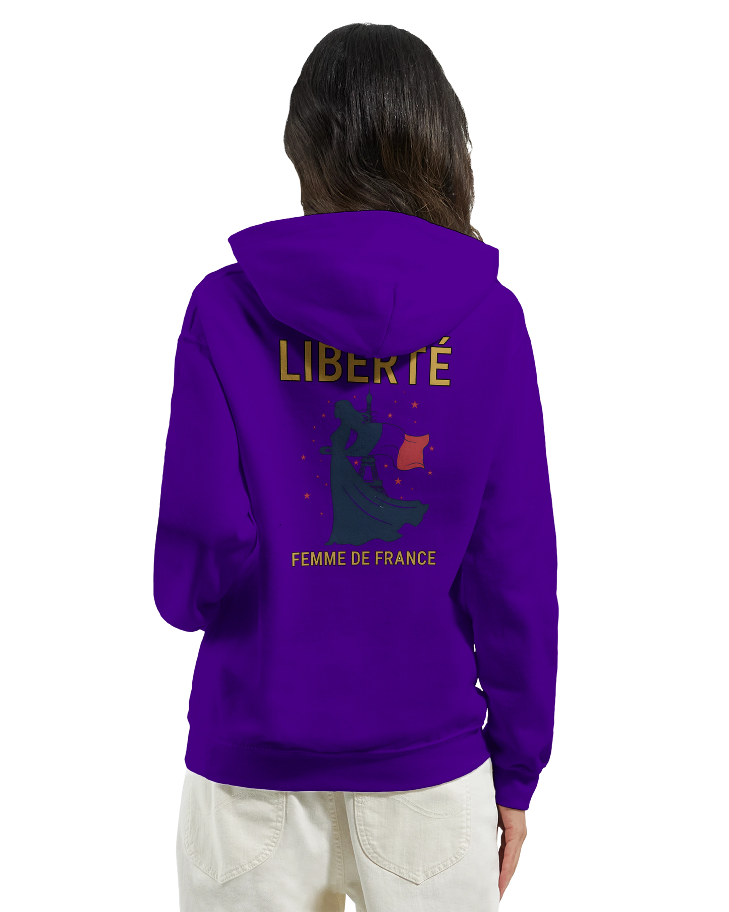 Sweat à Capuche Femme Liberté – Confort Premium et Design Élégant
