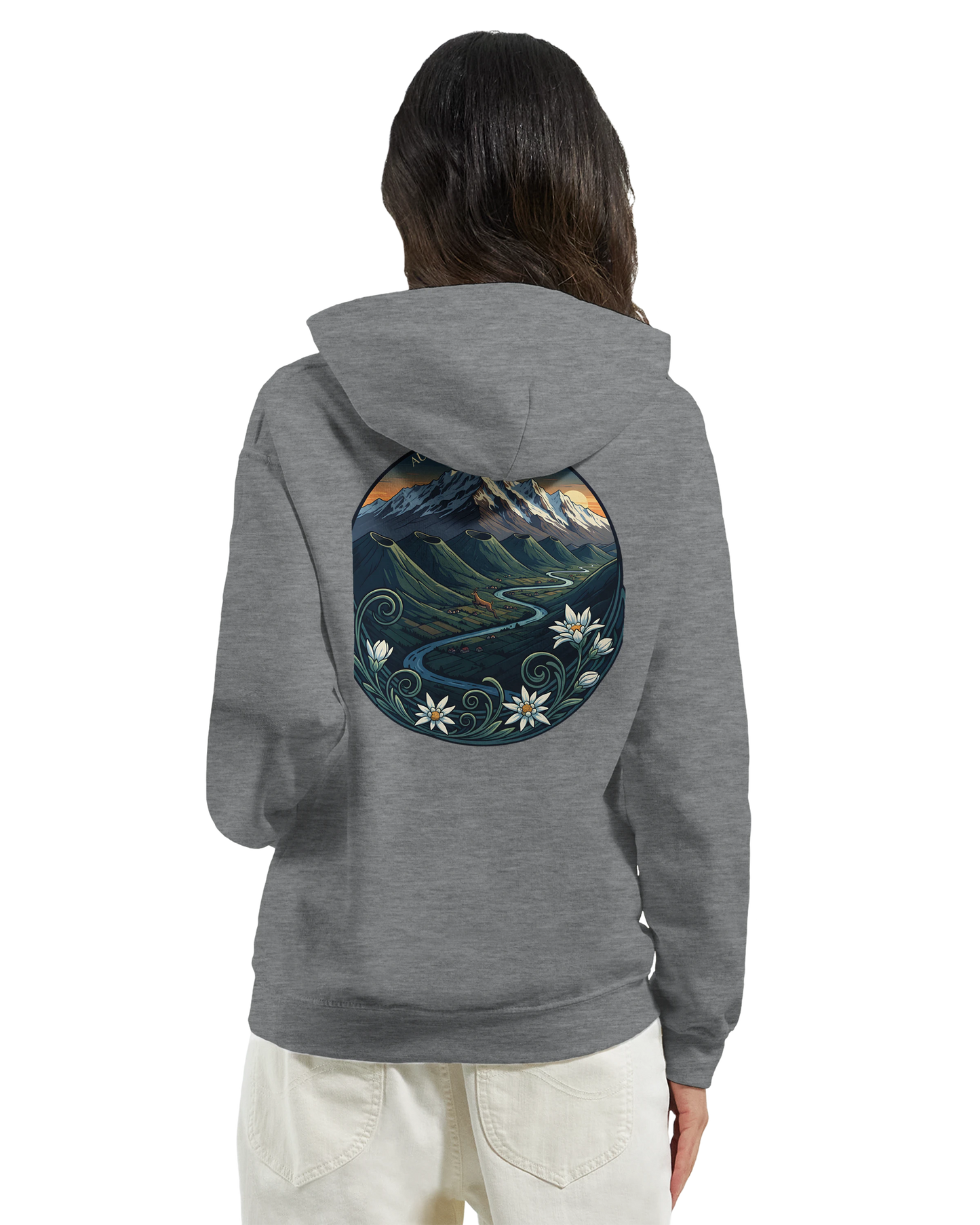Sweat à capuche unisexe Auvergne-Rhône-Alpes – Confort et style régional