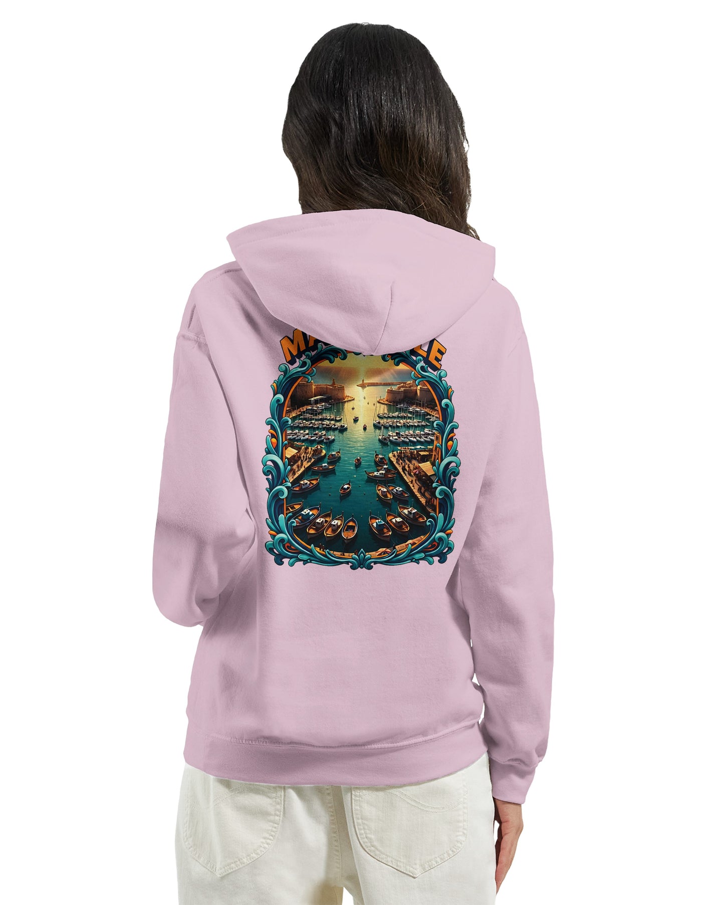Sweat à capuche unisexe Marseille – Hoodie premium en coton mélangé