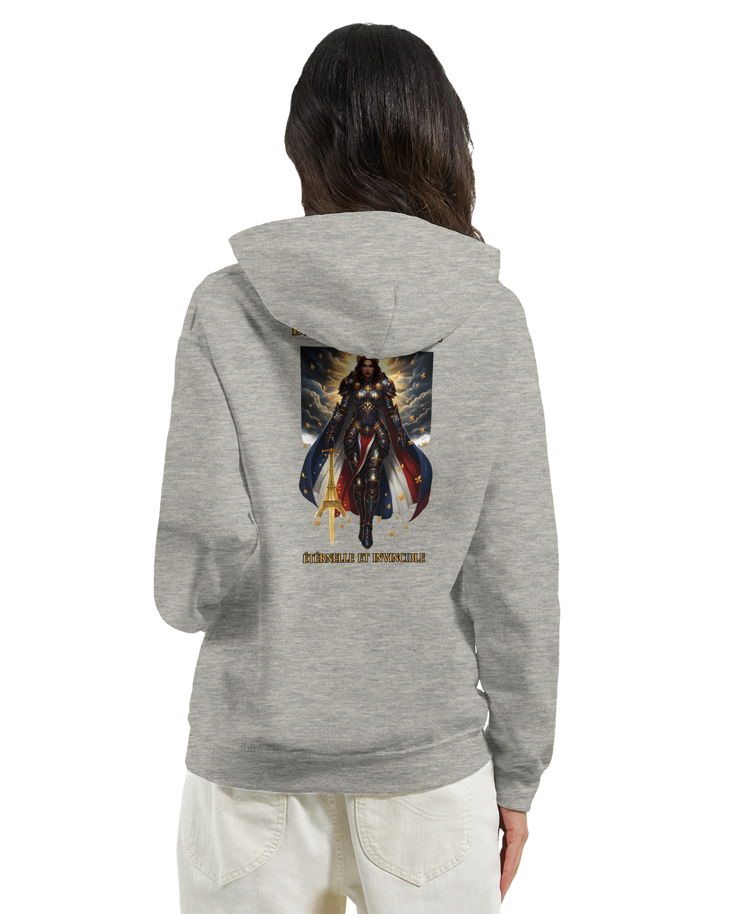 Sweat à Capuche déesse de France Douillet à Motif Unique – Confort et Style