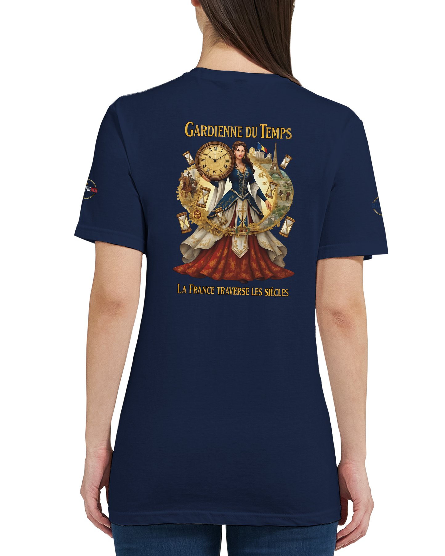 T-shirt Femme Gardienne du Temps - Coton Bio Style Unique