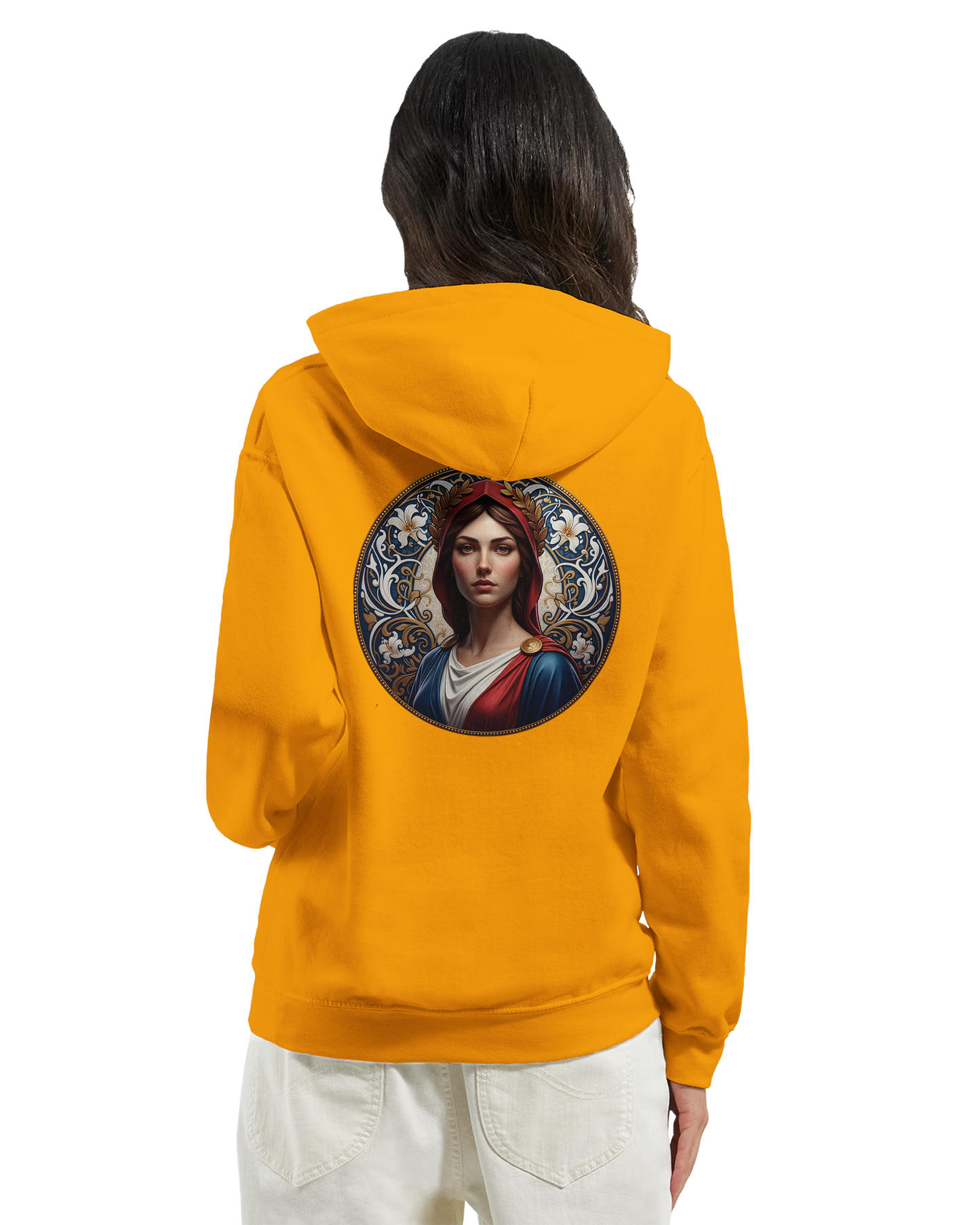 Sweat à capuche femme Marianne - Hoodie en coton et polyester