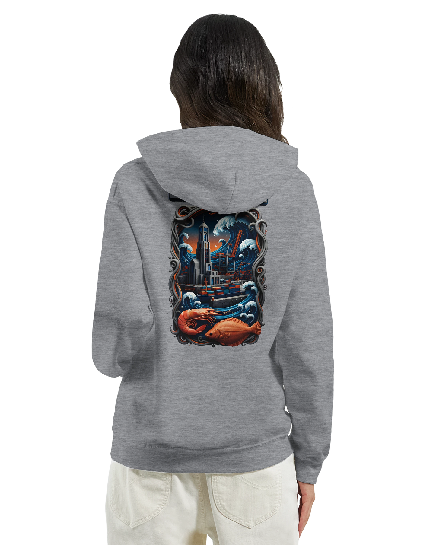 Sweat à Capuche Unisexe Le Havre – Hoodie Confortable et Résistant