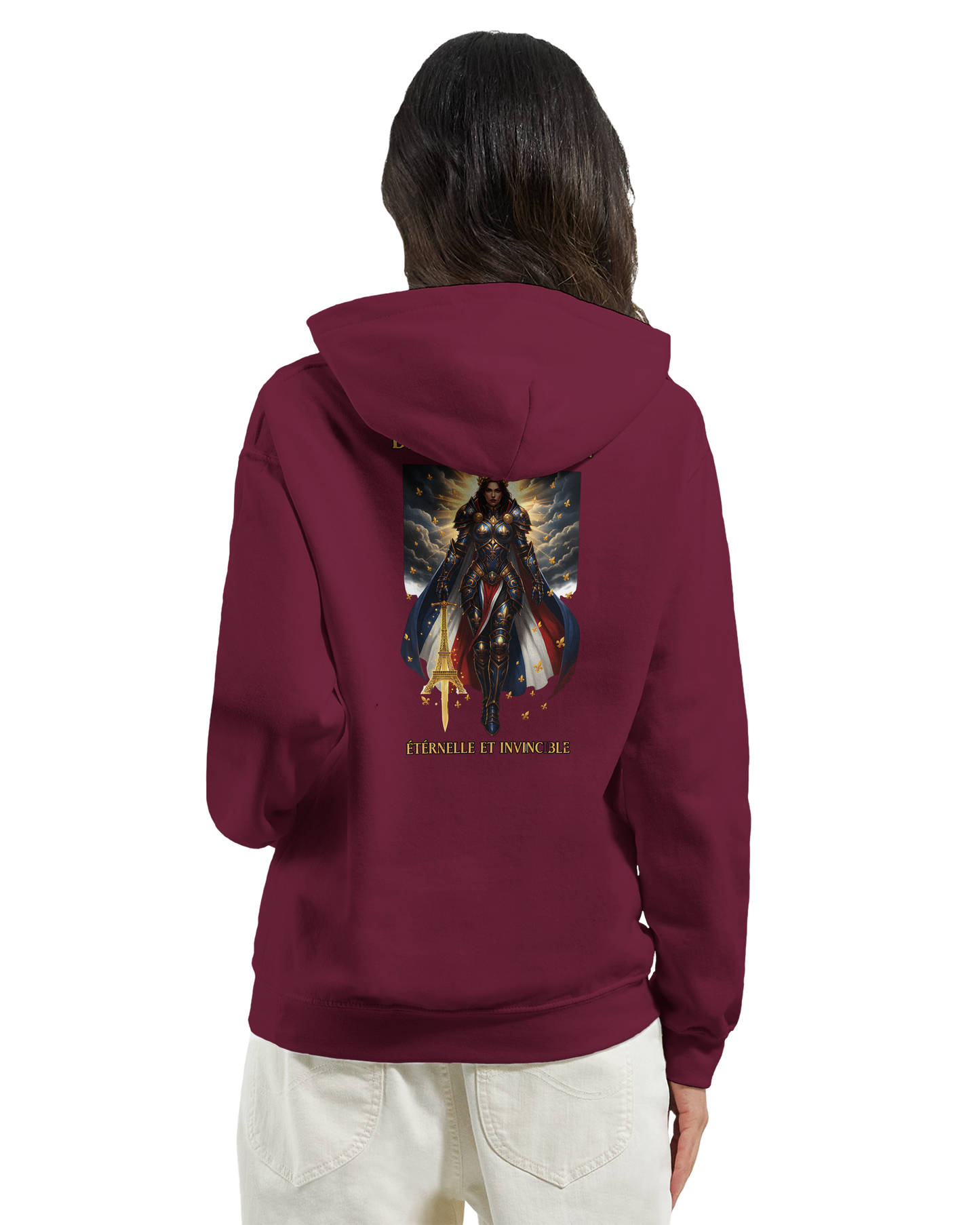 Sweat à Capuche déesse de France Douillet à Motif Unique – Confort et Style