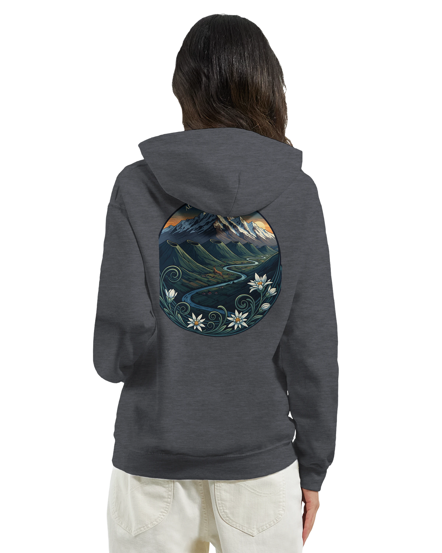 Sweat à capuche unisexe Auvergne-Rhône-Alpes – Confort et style régional