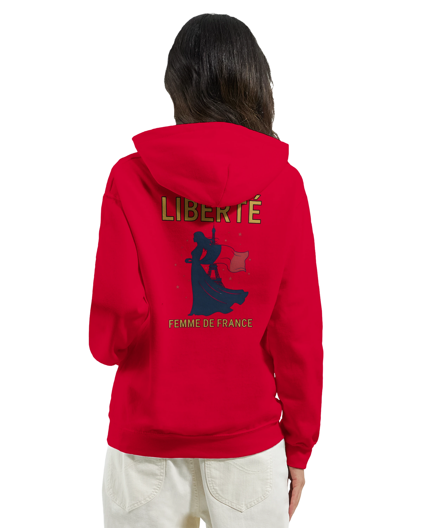 Sweat à Capuche Femme Liberté – Confort Premium et Design Élégant